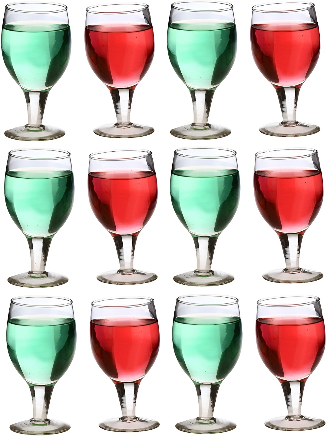 

Afast Transparent 12 Pieces Wine Glasses 180 ML