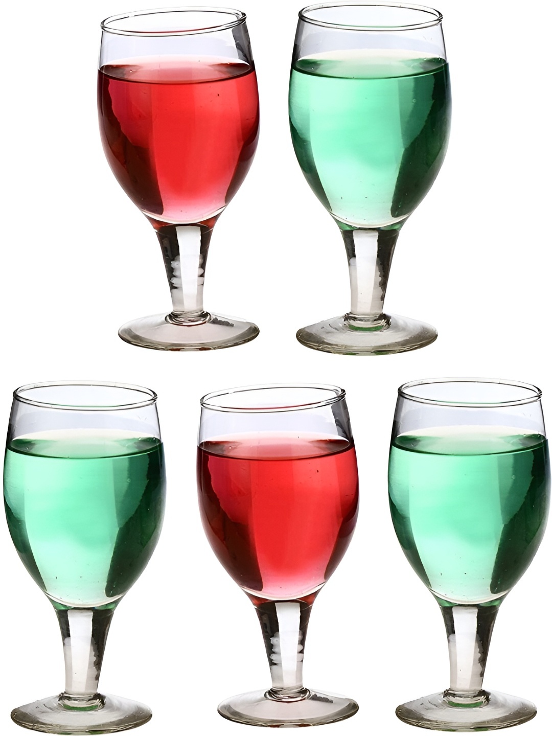 

Afast Transparent 5 Pcs Glass Bar & Drinkware 180 Ml