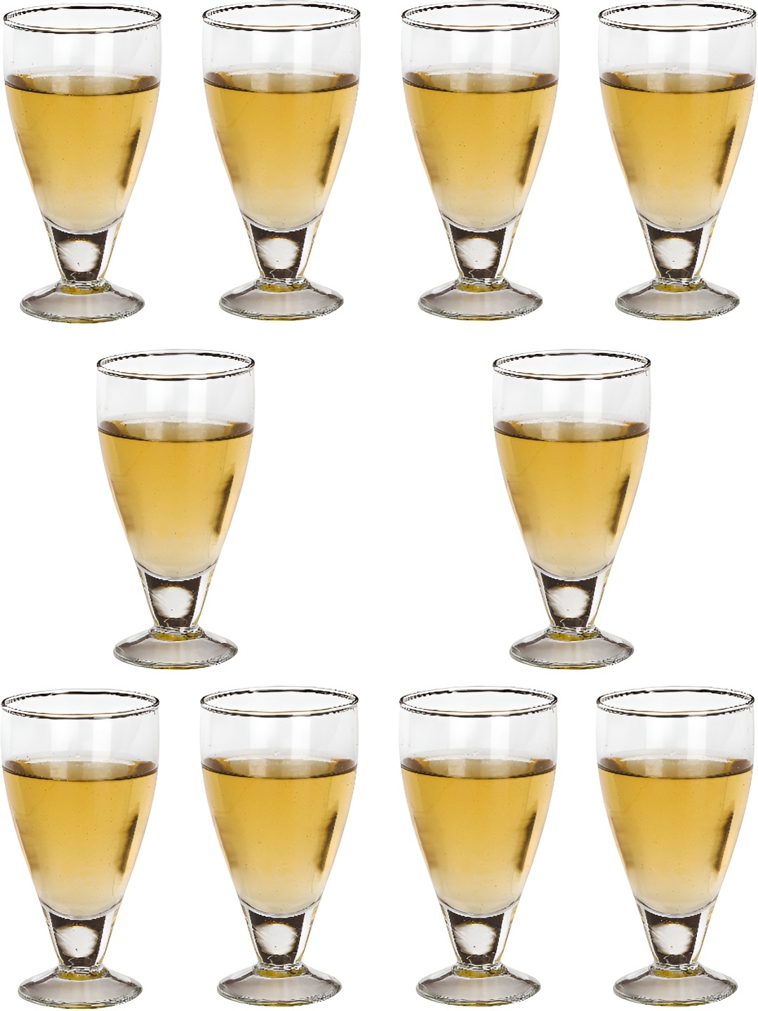 

Afast Transparent 10 Pieces Dishwasher Safe Wine Glasses 250ml