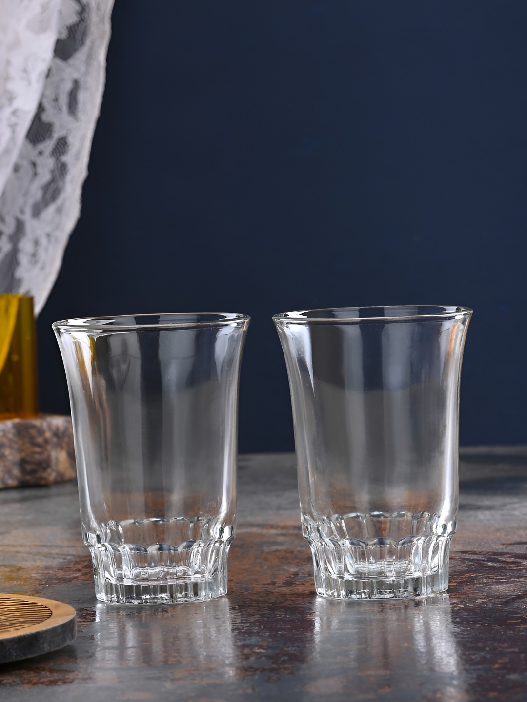 

Afast Transparent 2 Pieces Dishwasher Safe Juice Glass 150 ML Each