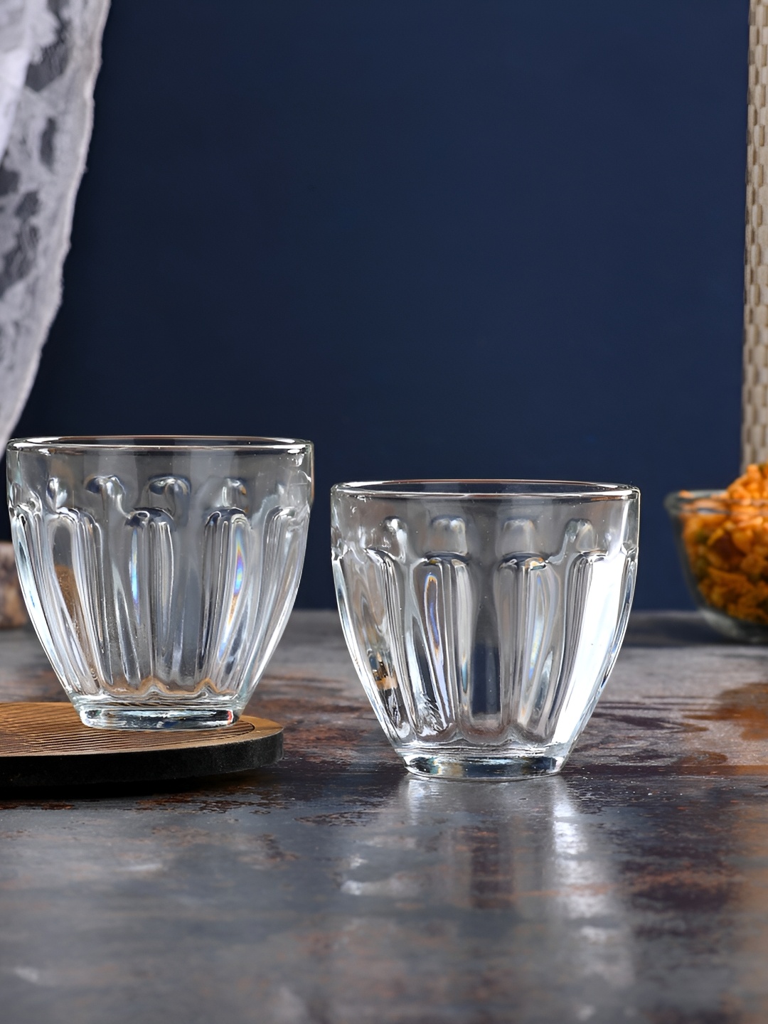 

Afast Transparent 2 Pieces Dishwasher Safe Juice Glass 150 ML Each
