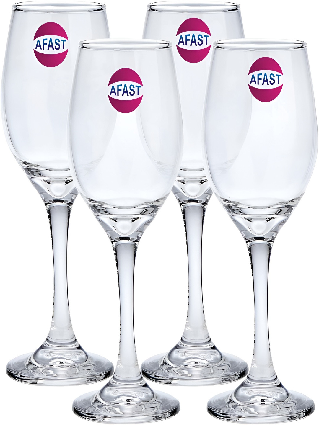 

Afast Transparent 4 Pieces Dishwasher Safe Brandy Snifter Glasses 250 ml