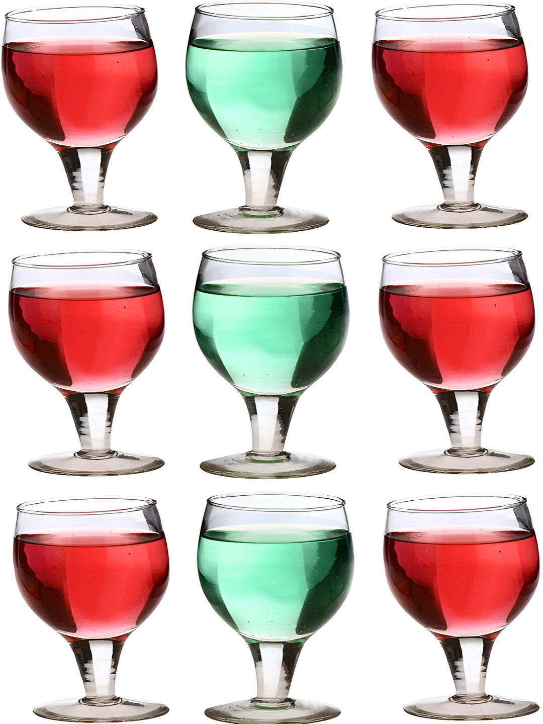 

Afast Transparent 9 Pieces Party Glasses