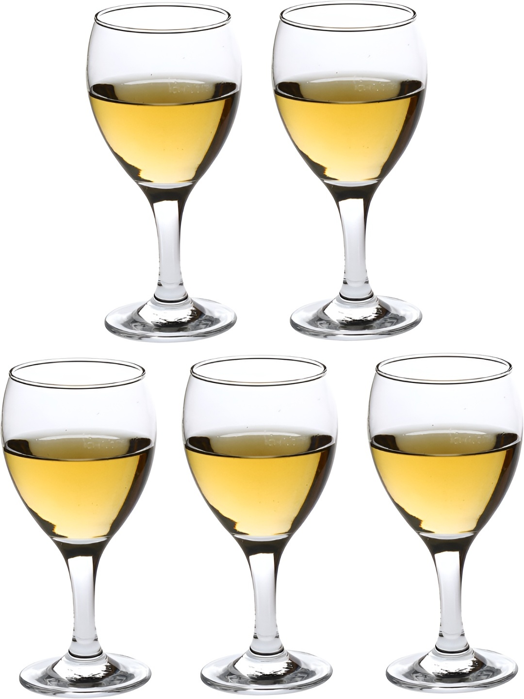 

Afast Transparent 5 Pieces Glass Fashion Wine Glasses 250 ml