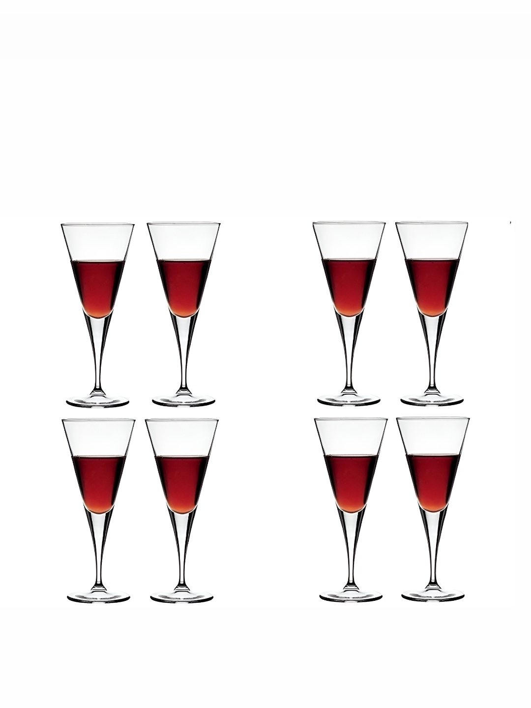 

Afast Transparent 8 Pieces Dishwasher Safe Wine Glasses 150 Ml