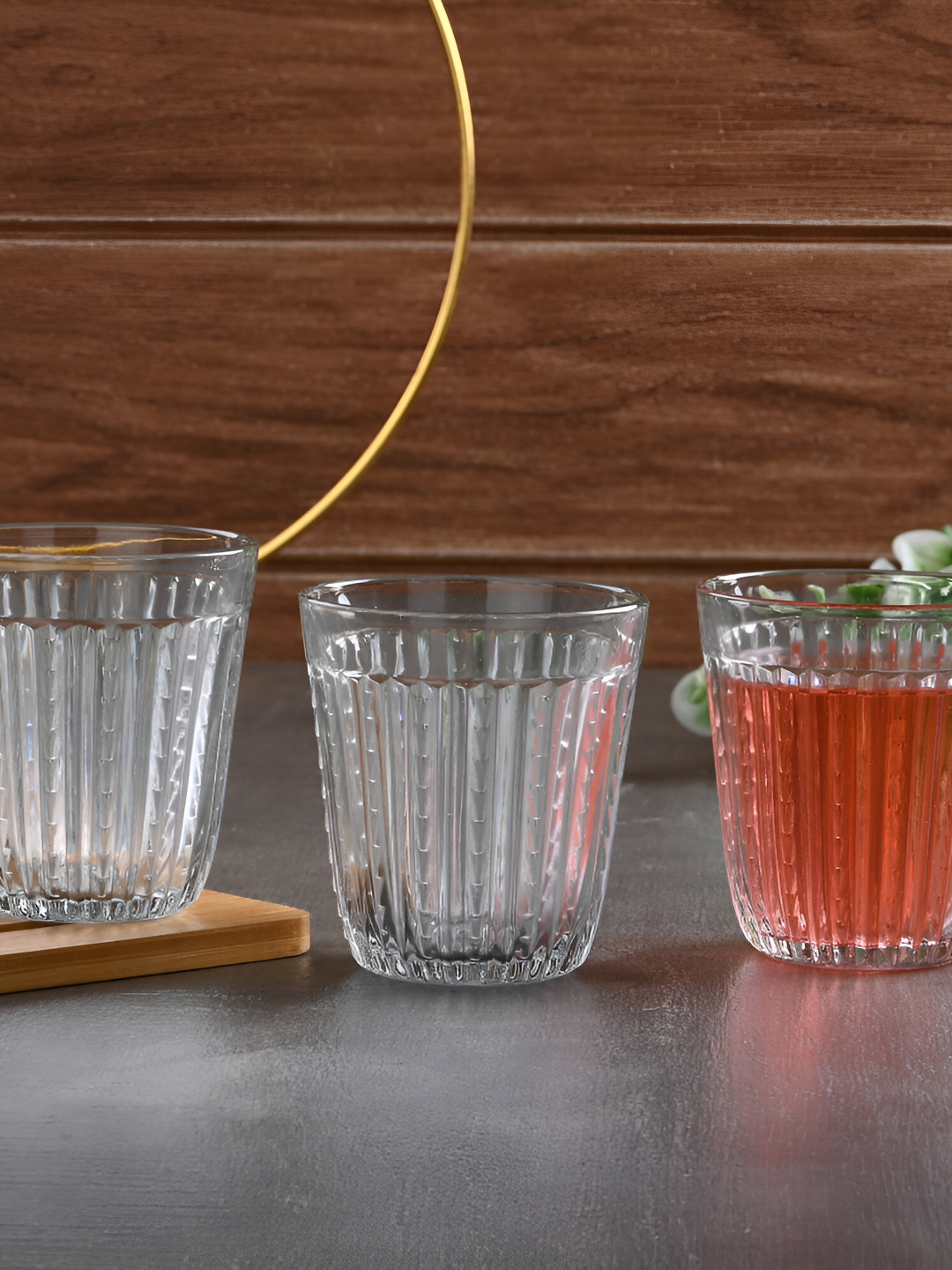 

Afast Transparent 3 Pieces Dishwasher Safe Whisky Glasses 150 ml