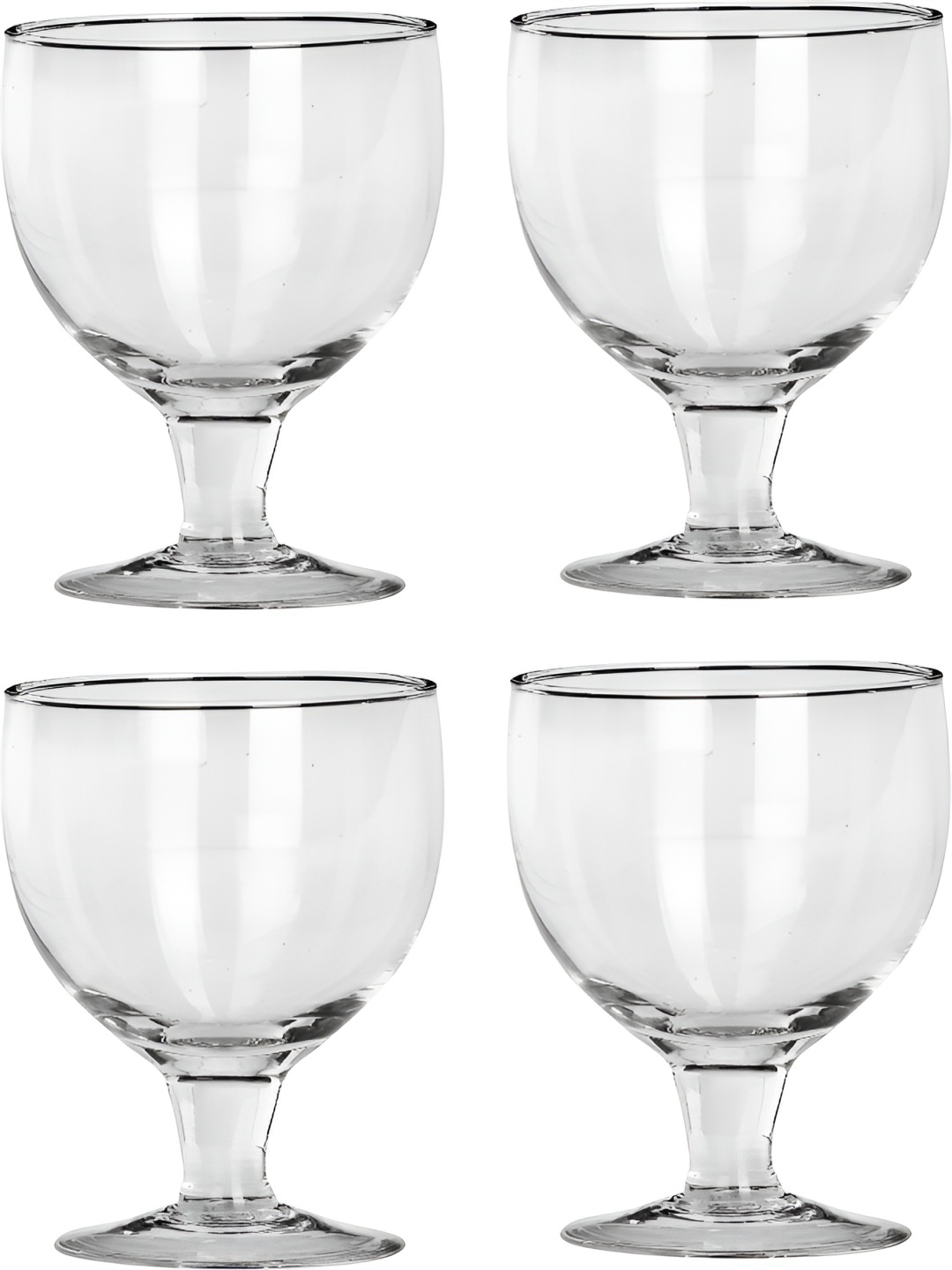 

Afast Transparent 6 Pieces Glass Fashion Brandy Snifter Glasses 180 ml Each