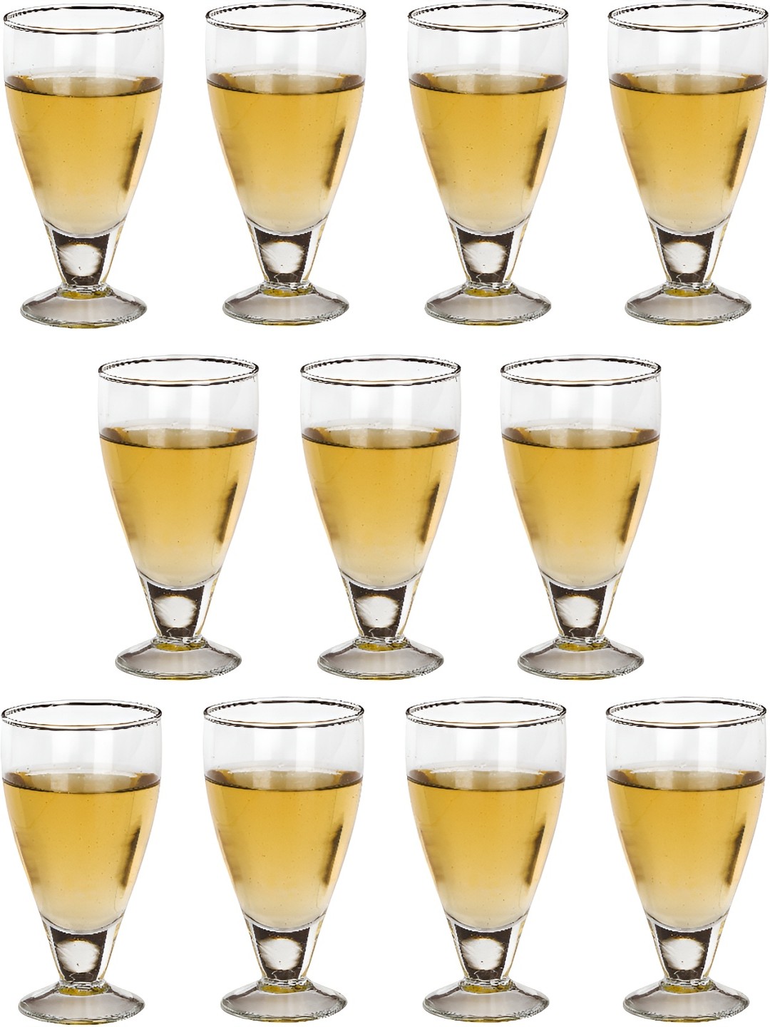 

Afast Transparent 11 Pieces Dishwasher Safe Wine Glasses 250 ml
