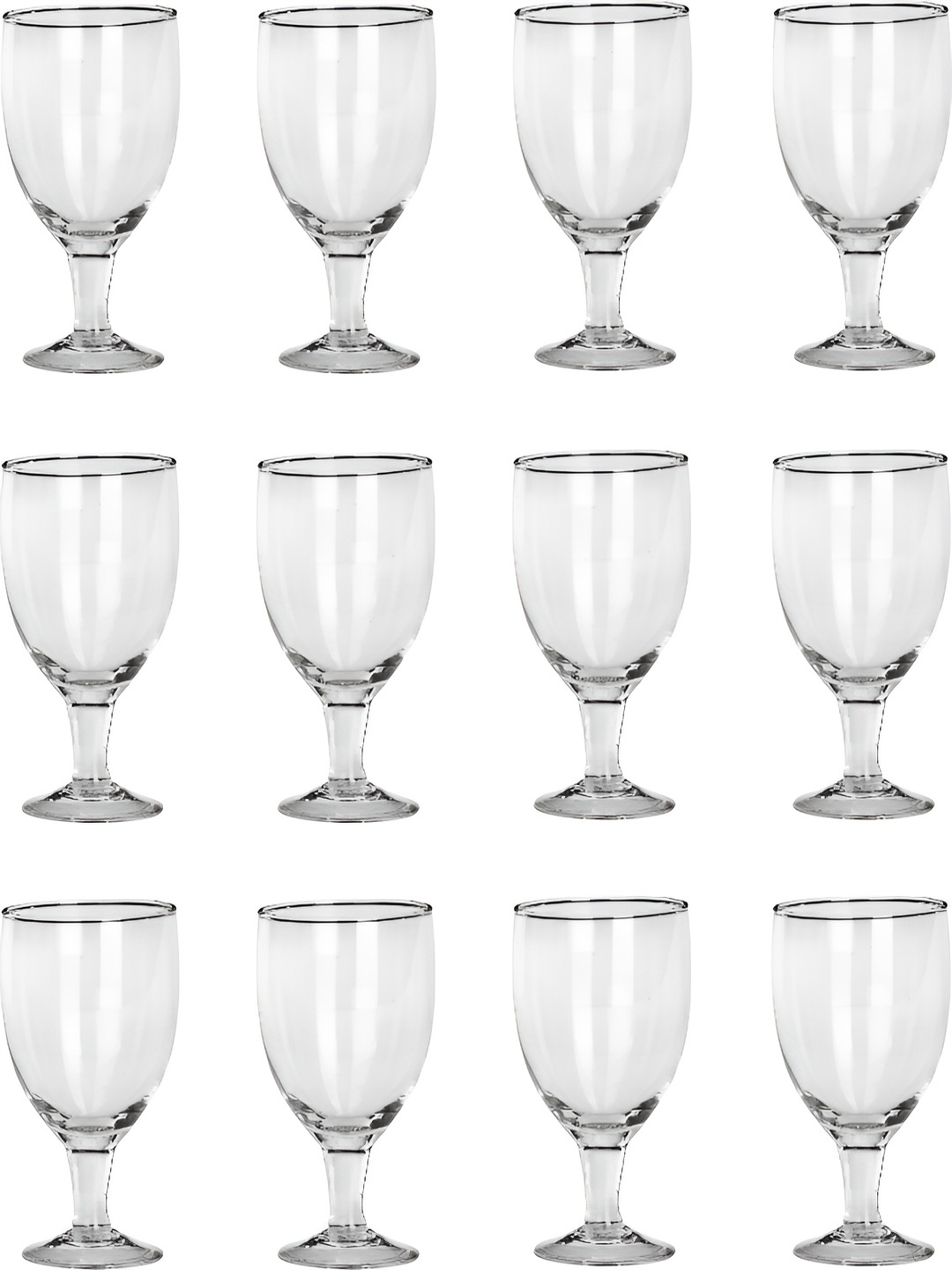 

Afast Transparent 12 Pieces Wine Glass 180 ML