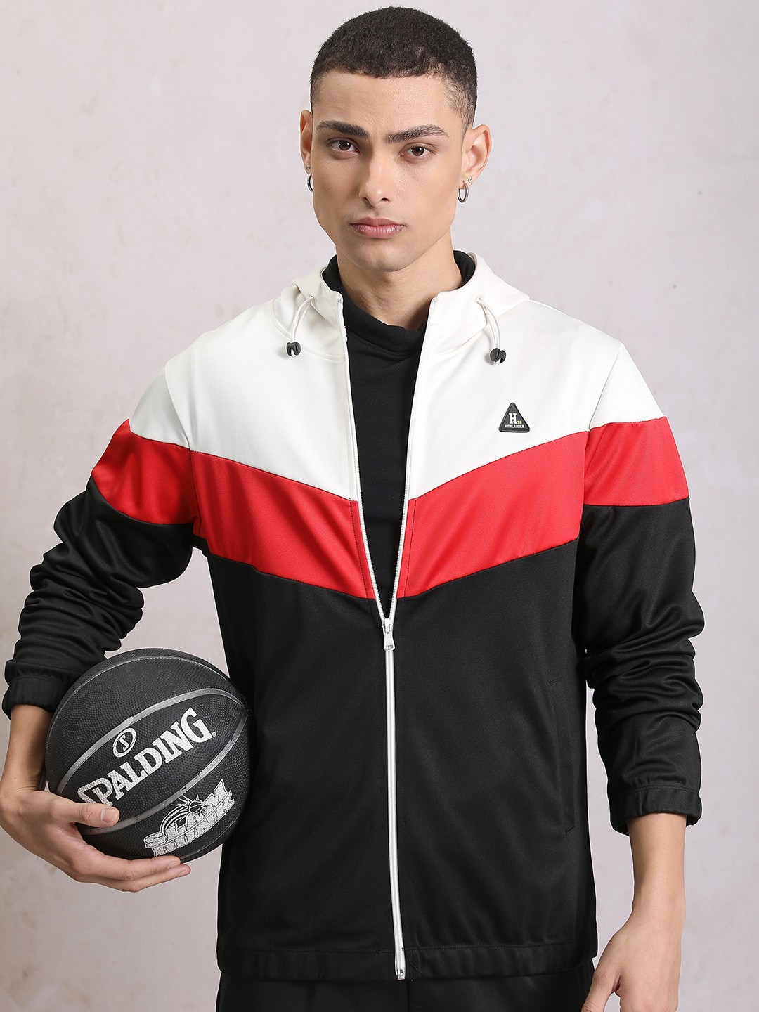 HIGHLANDER Colourblocked Sweatshirt, Black
