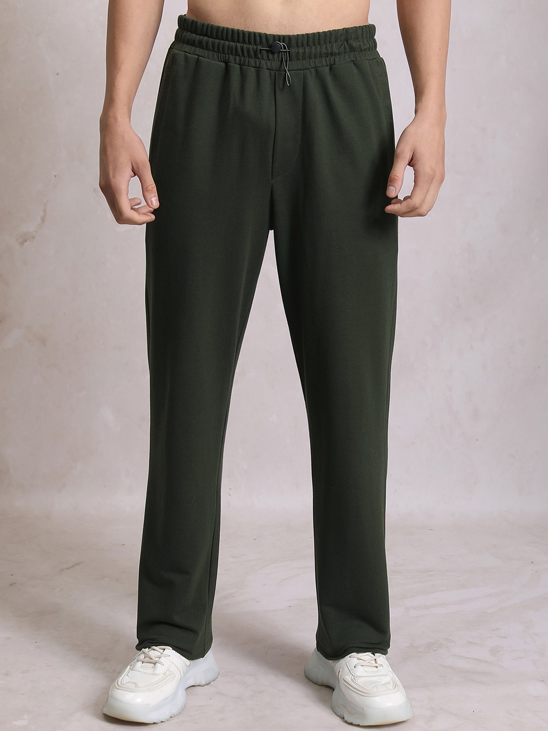 

HIGHLANDER Men Relaxed Fit Track Pants, Olive