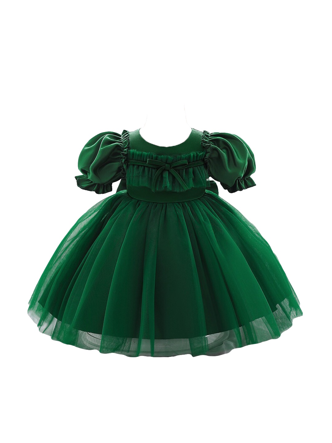 

StyleCast Girls Green Puff Sleeve Balloon Dress