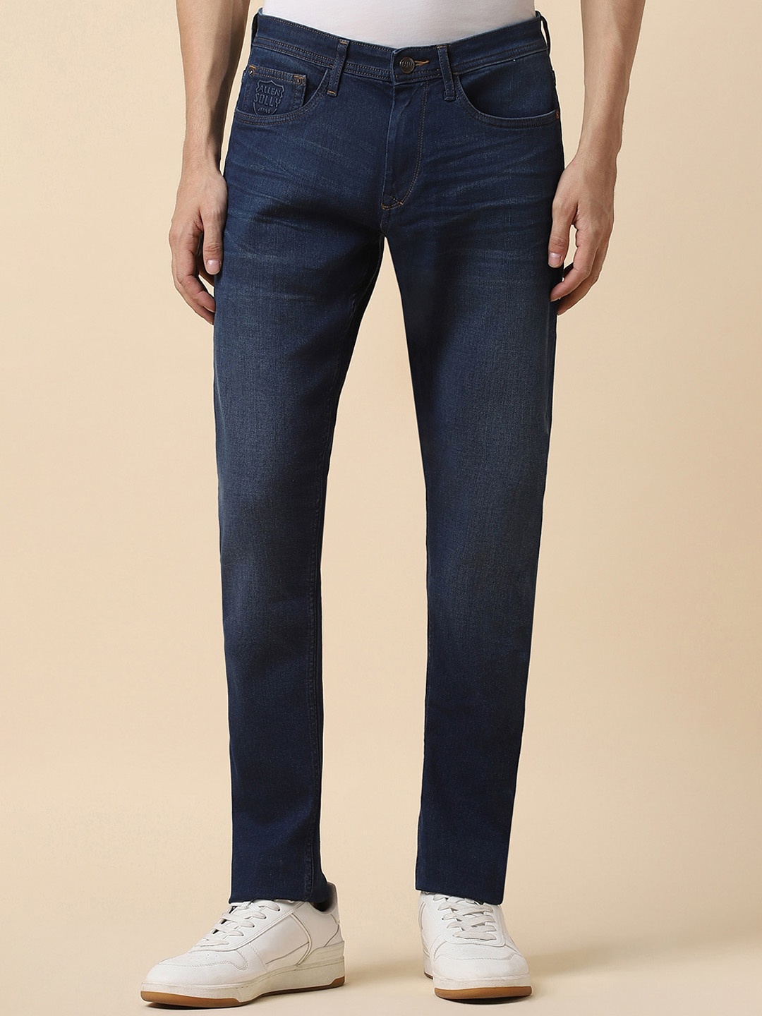 

Allen Solly Men Slim Fit Stretchable Jeans, Navy blue