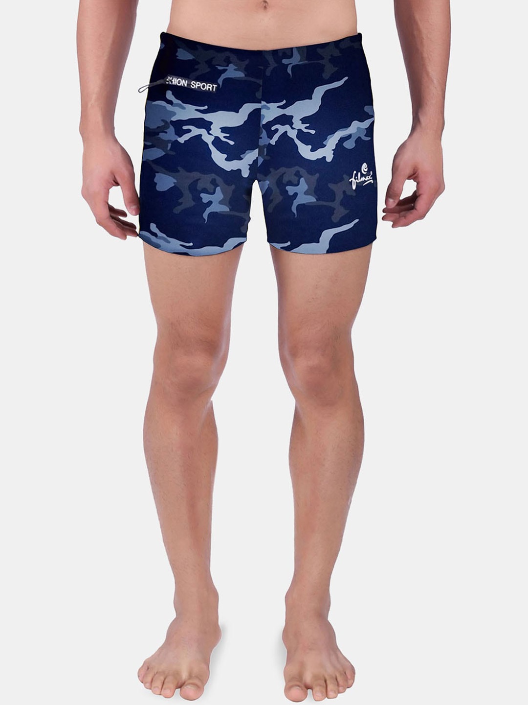 

FILMAX ORIGINALS Men Printed Swim Shorts, Blue