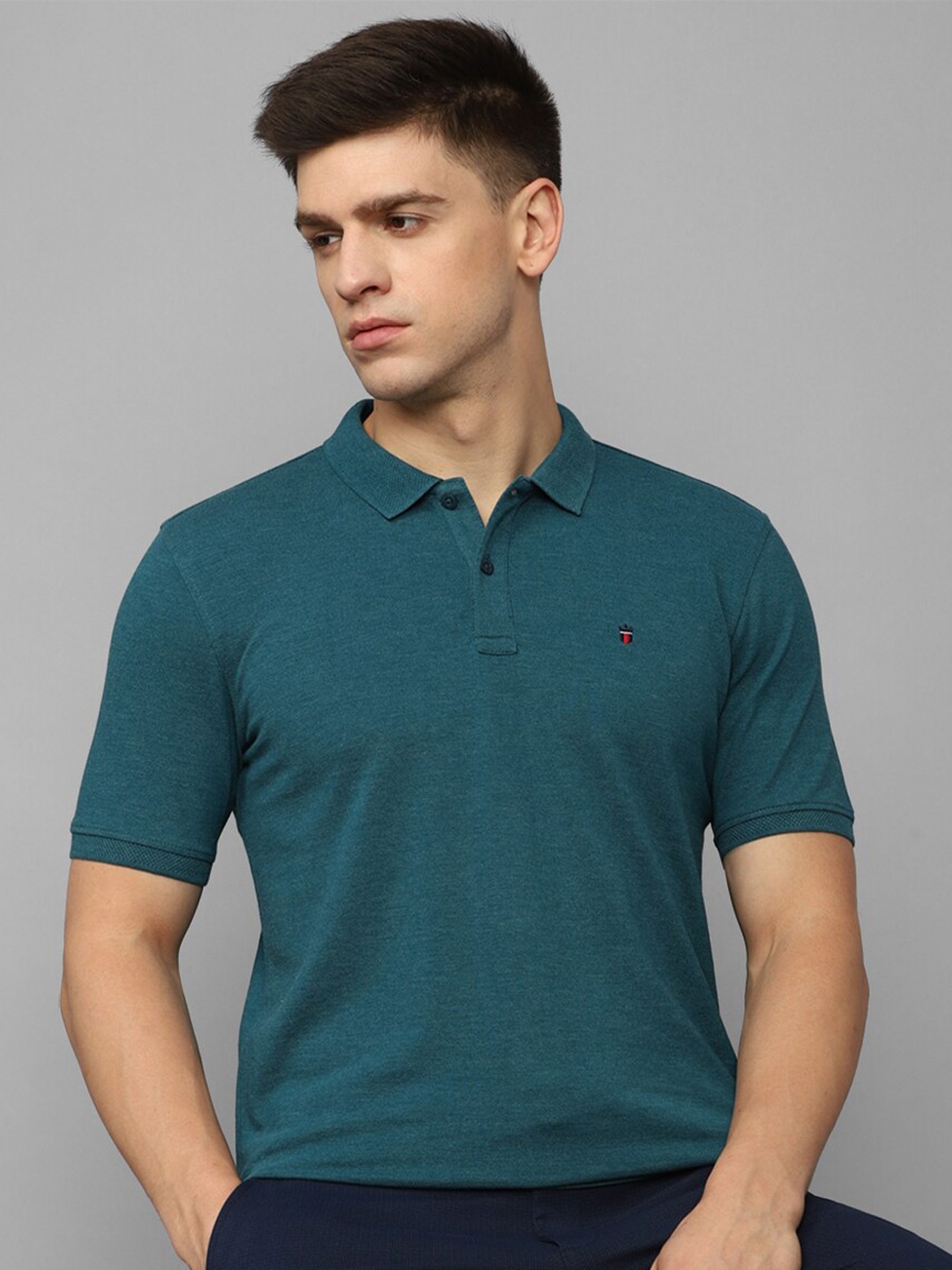 

Louis Philippe Sport Polo Collar Slim Fit T-shirt, Green