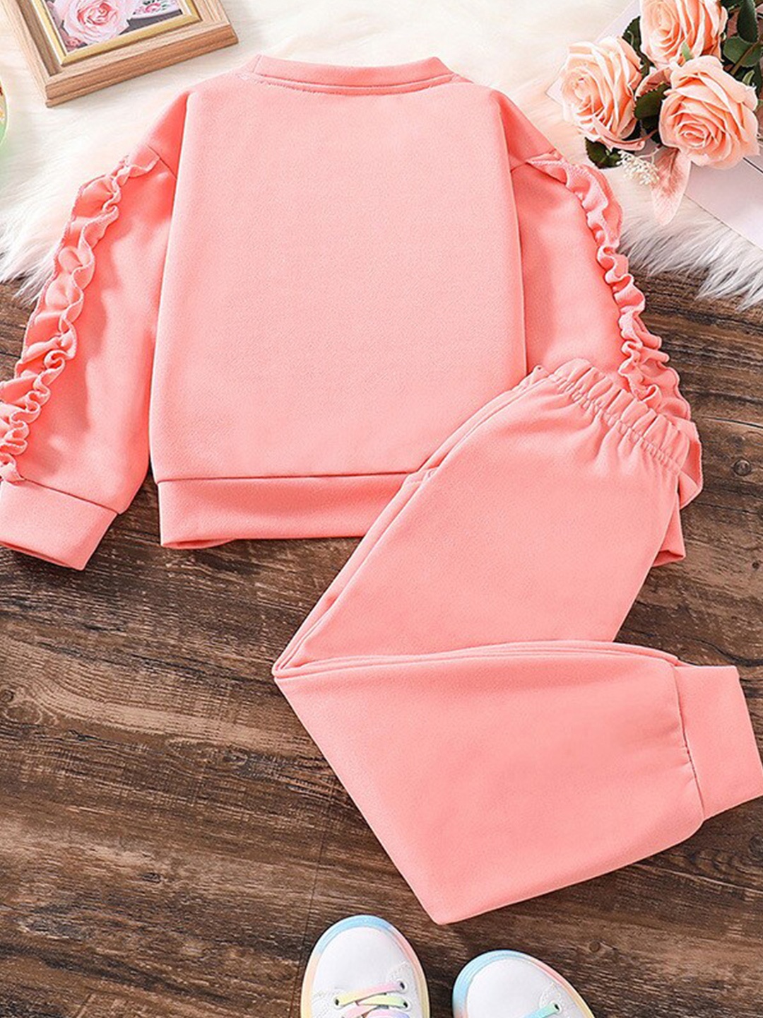 

StyleCast Girls Pink T-shirt with Trousers