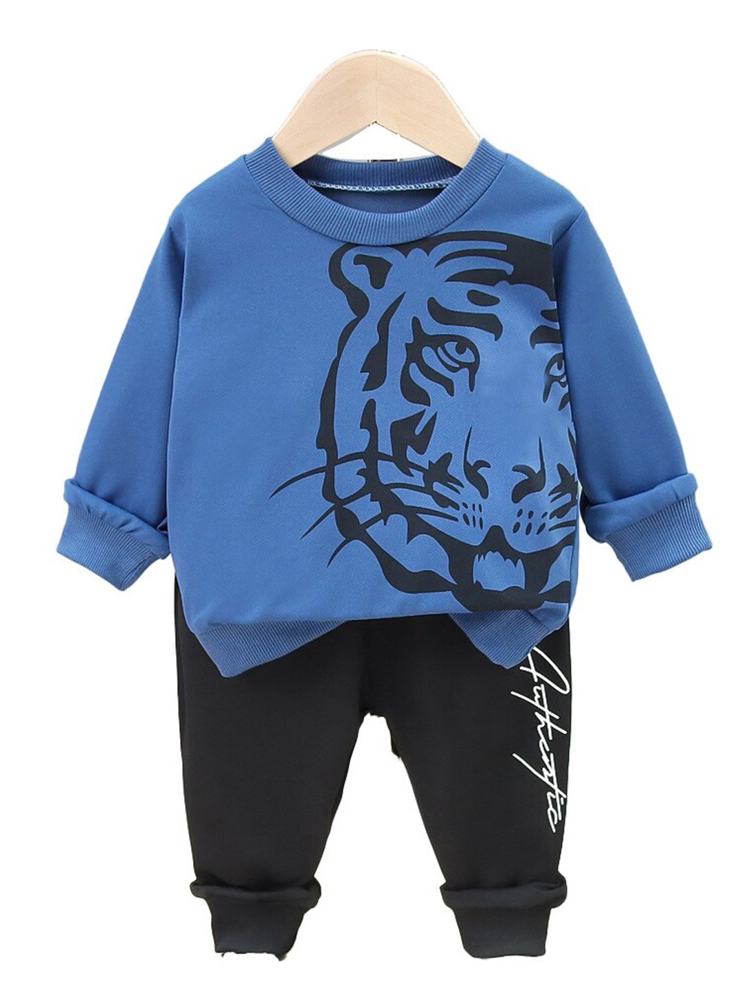 

StyleCast Boys Blue Printed T-shirt with Pyjamas