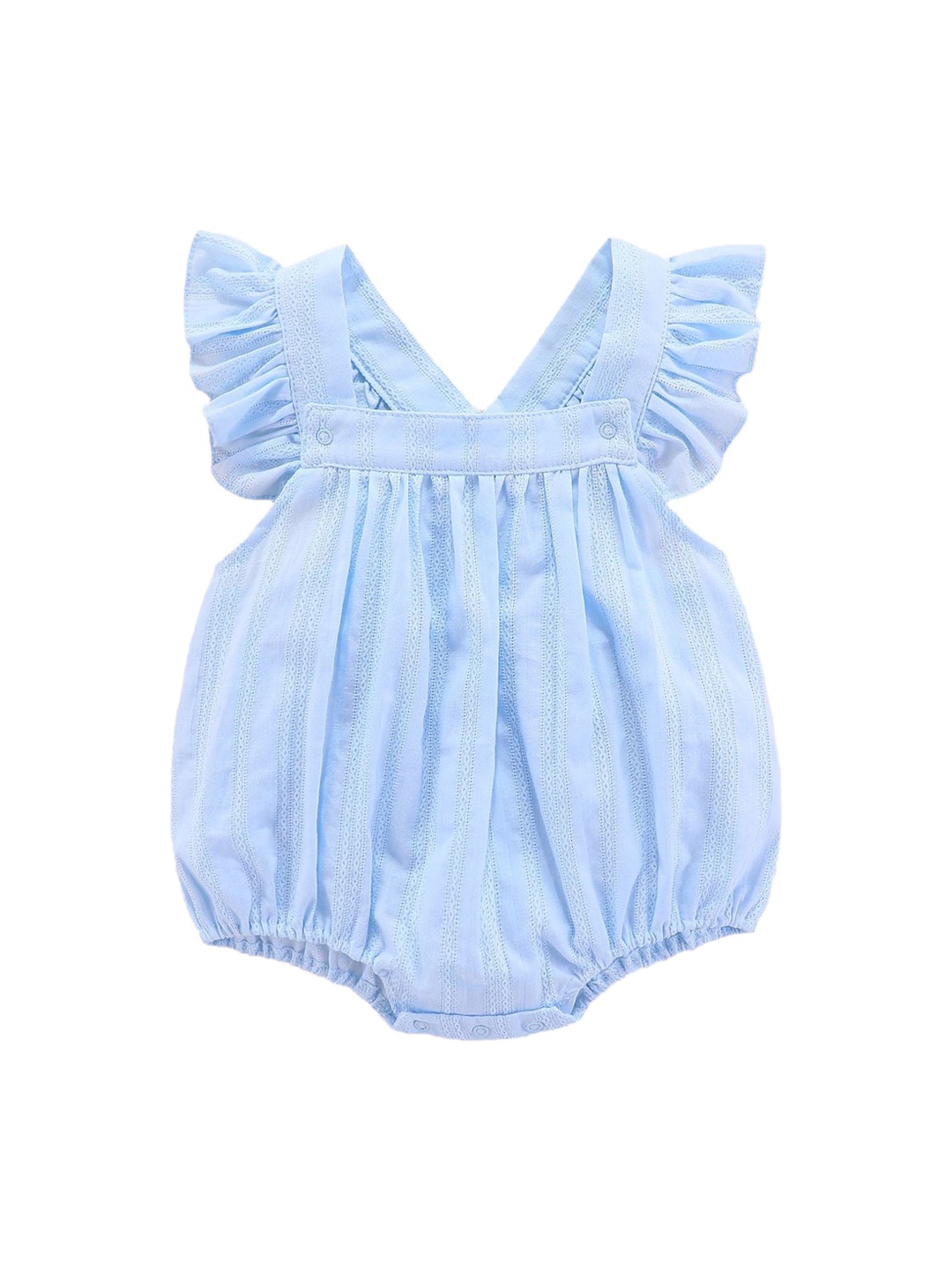 

StyleCast Infant Girls Cotton Romper, Blue