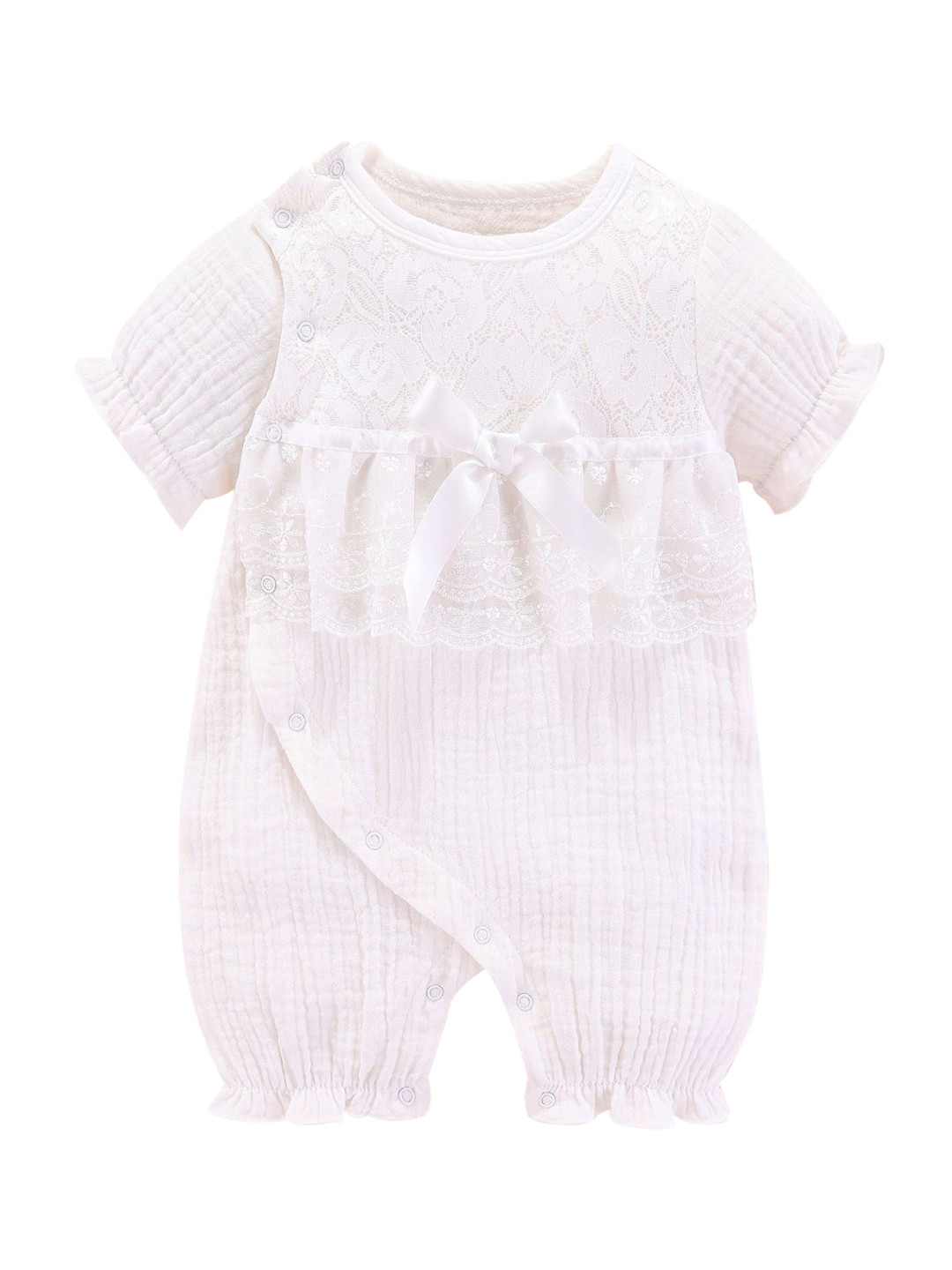 

StyleCast White Infant Girls Pure Cotton Rompers