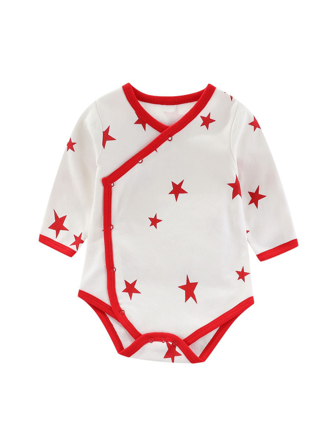 

StyleCast Infant Girls Conversational Printed Round Neck Cotton Body Suit, White