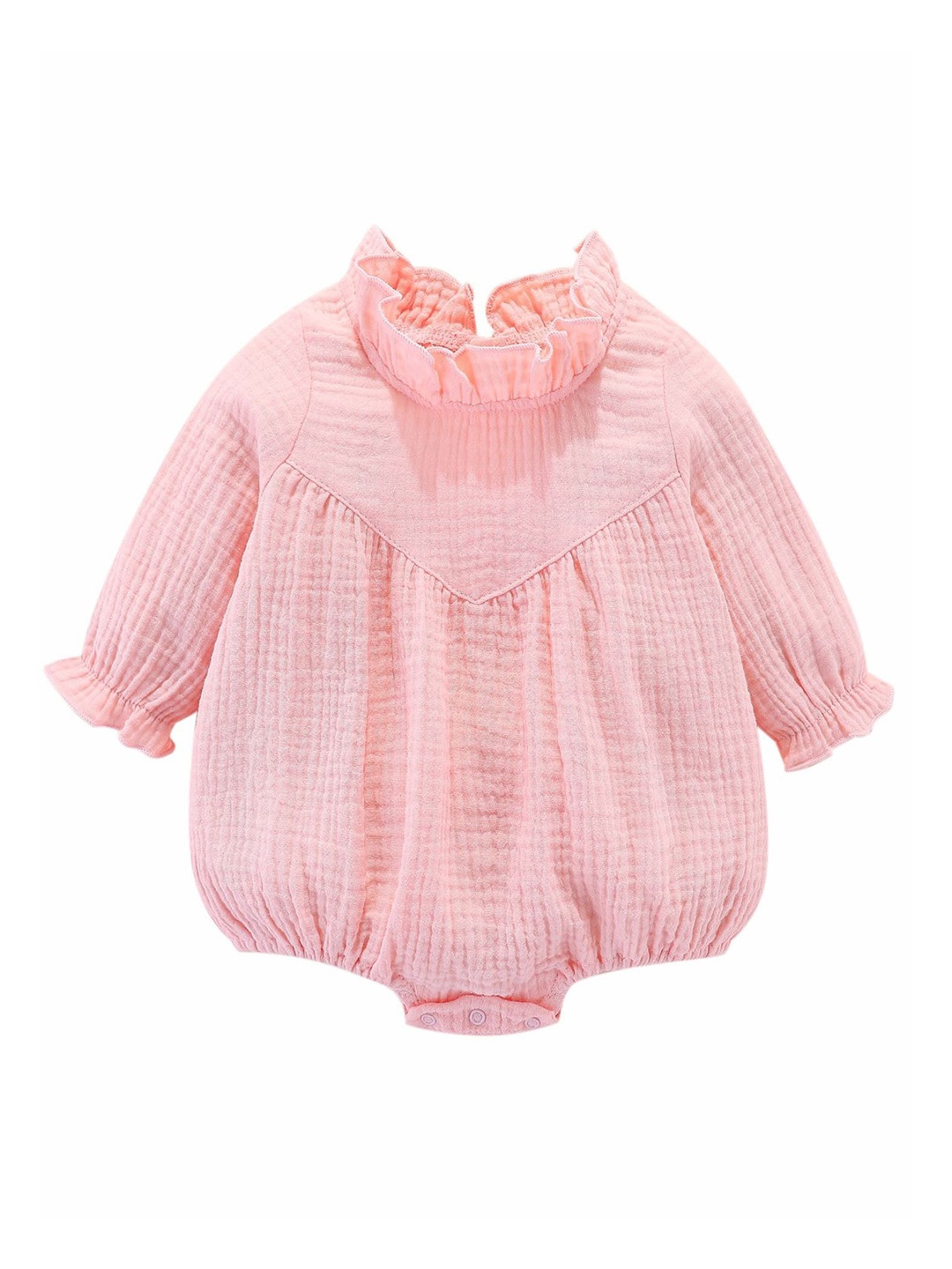 

StyleCast Infant Girls Round Neck Cotton Body Suit, Pink