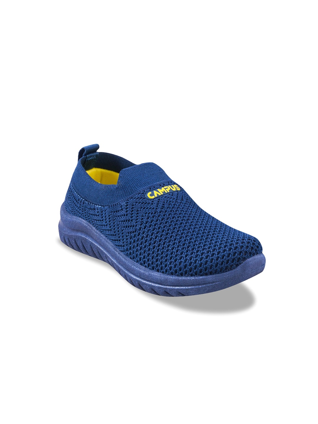 

Campus Kids Woven Design Slip-On Sneakers, Blue