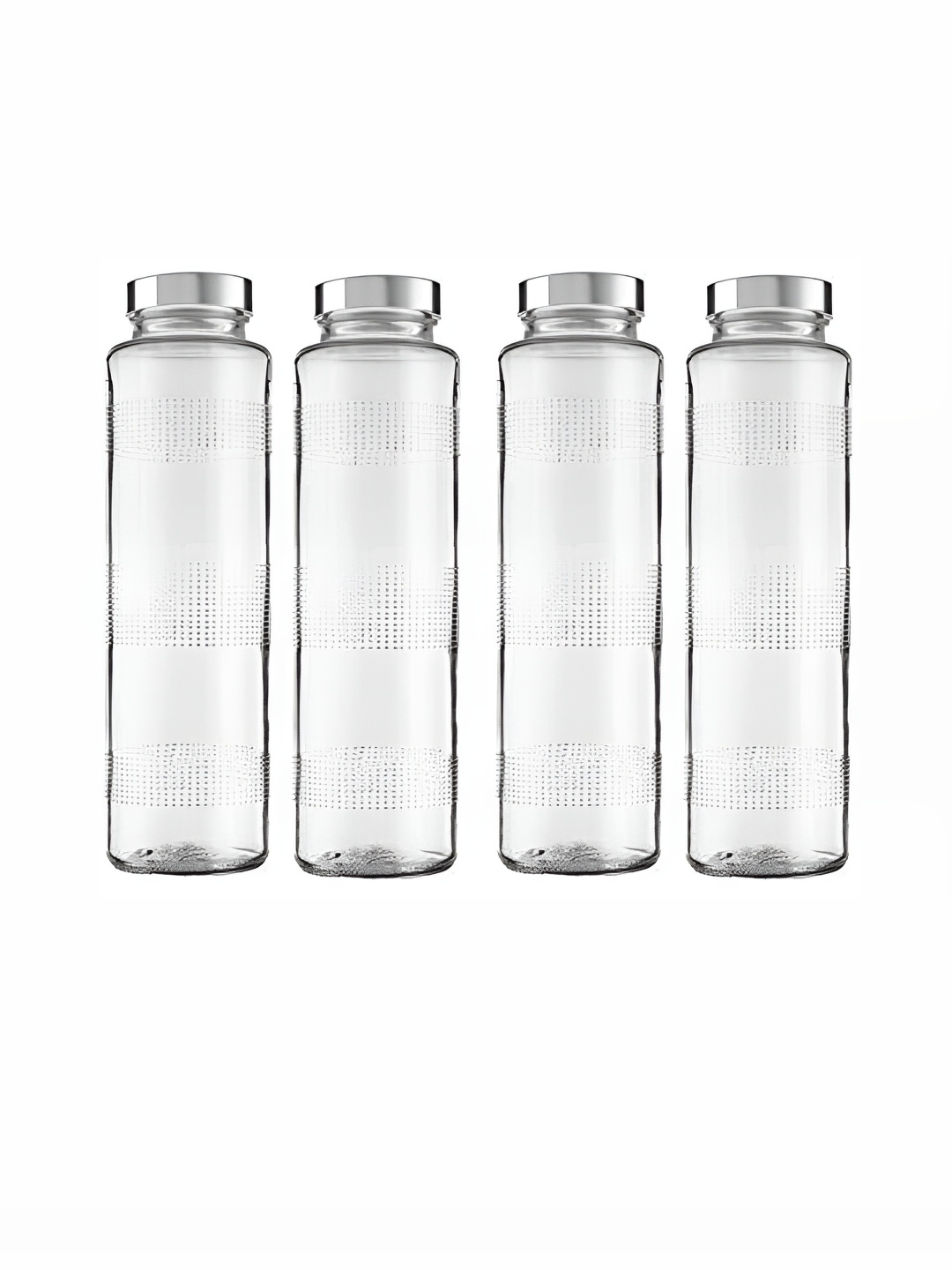 

Afast Transparent 4 Pieces Glass Water Bottles 750 ml
