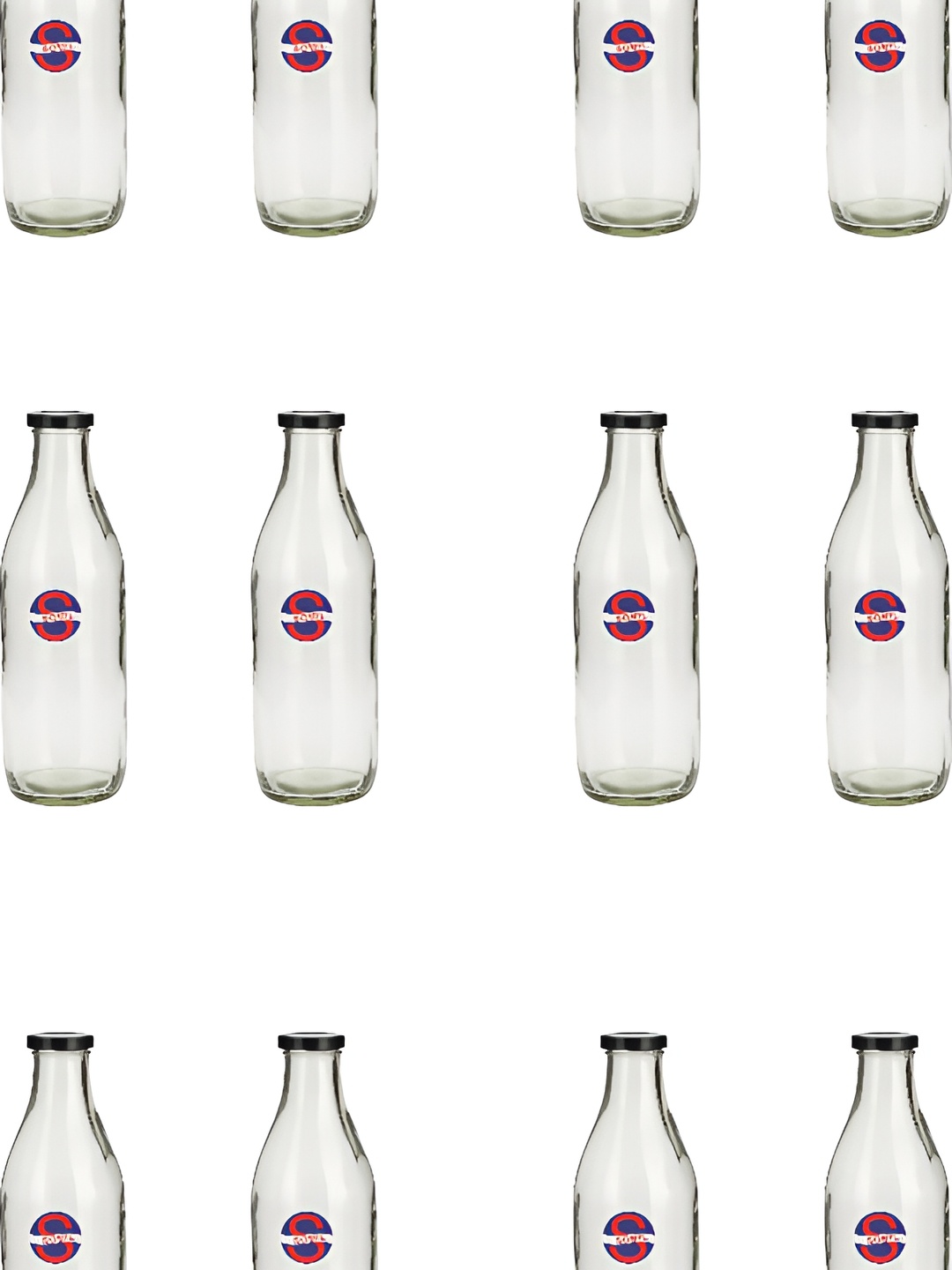 

Afast Transparent 6 Pieces Glass Water Bottle