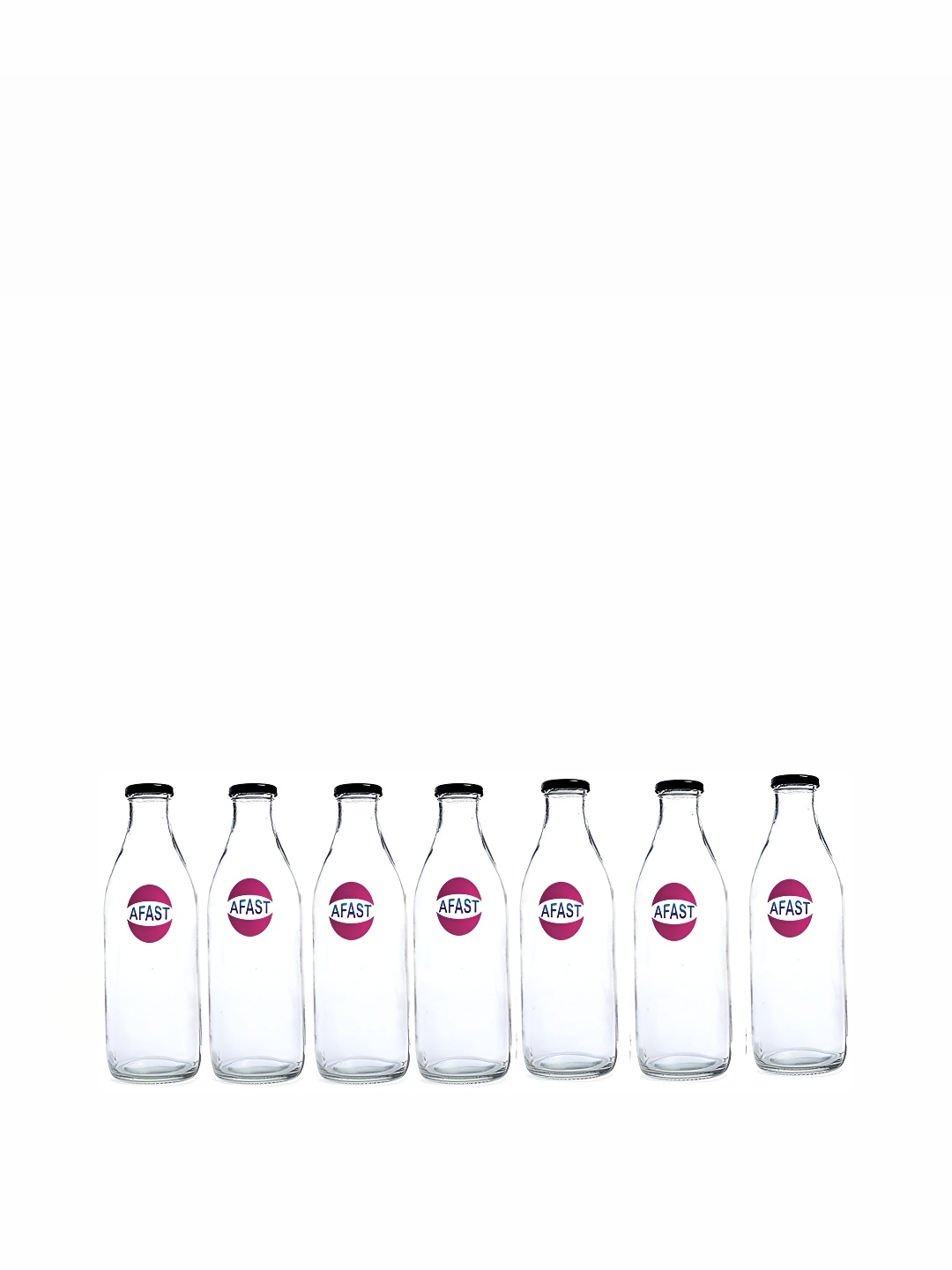 

Afast Transparent 6 Pieces Glass Water Bottle 500ML