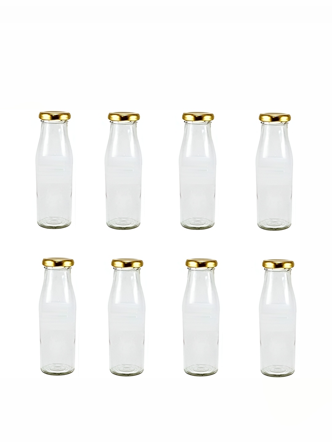 

Afast Transparent 8 Pieces Glass Water Bottle 350 ml