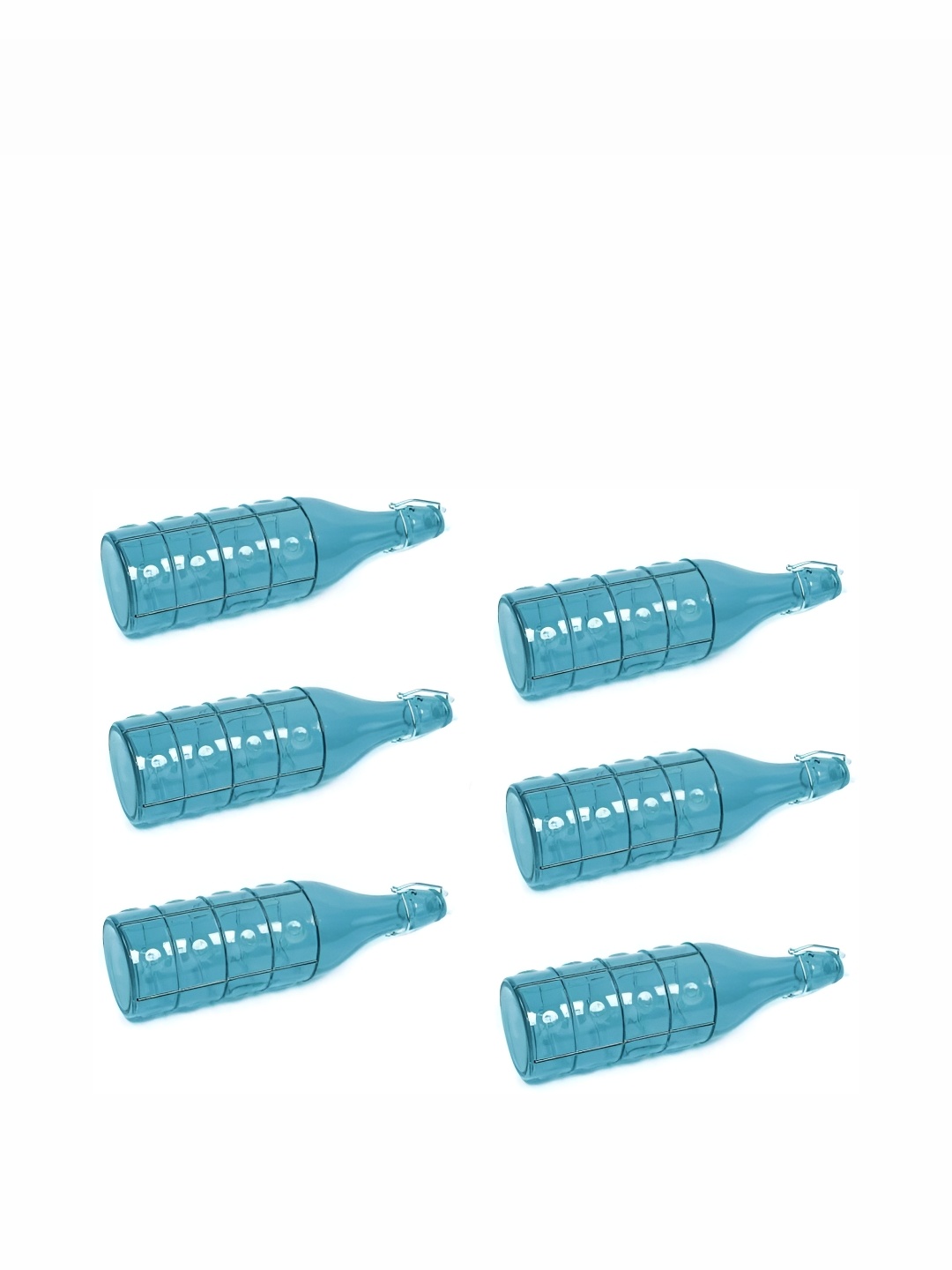 

Afast Blue 6 Pieces Glass Water Bottle 1L