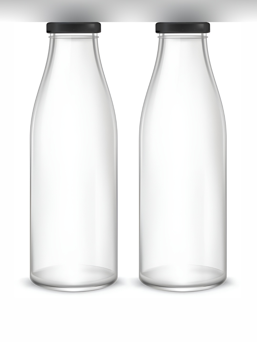 

Afast Transparent 2 Pieces Glass Water Bottles 500 ml