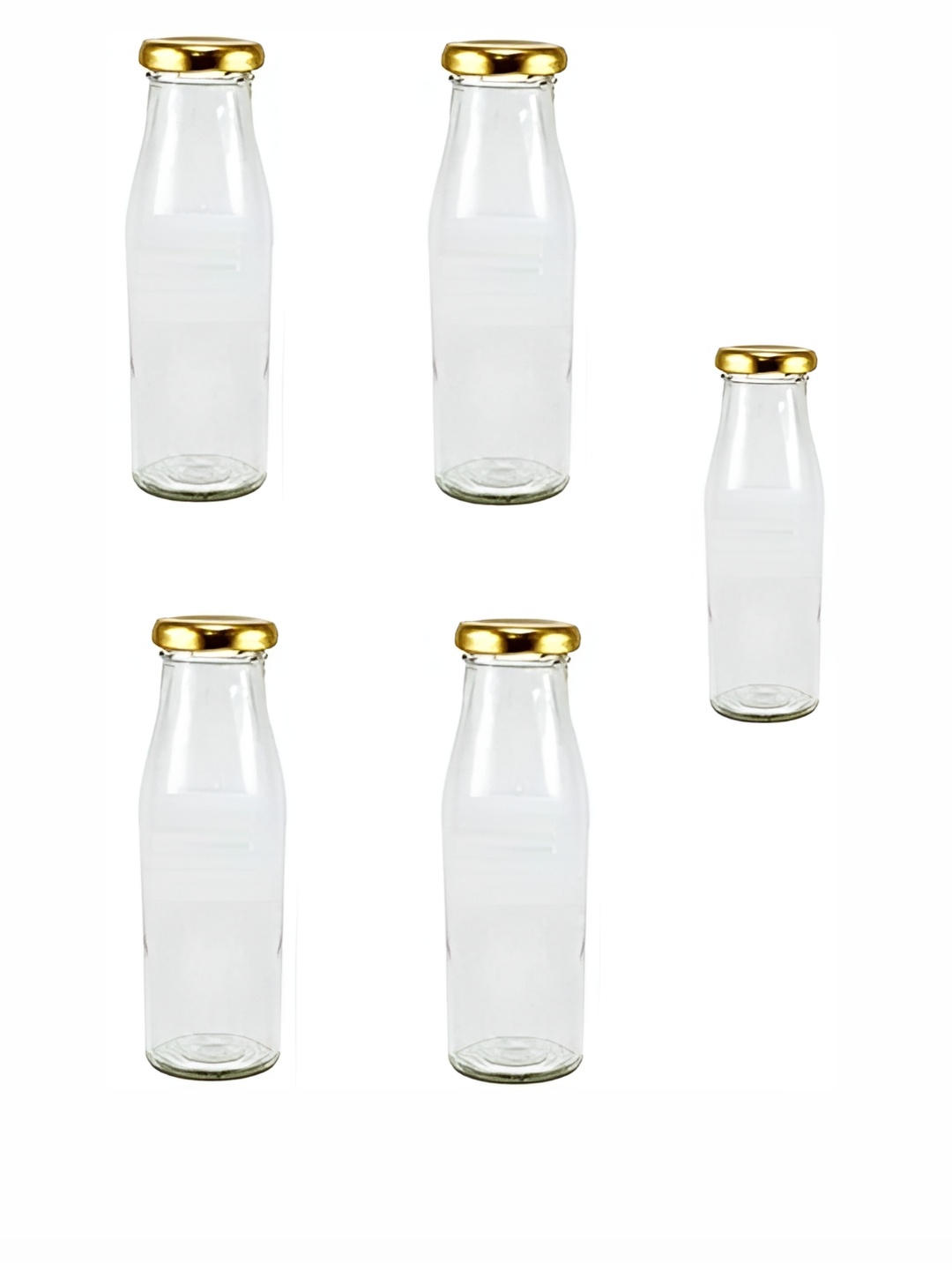 

Afast Transparent 5 Pieces Glass Water Bottle 350ml