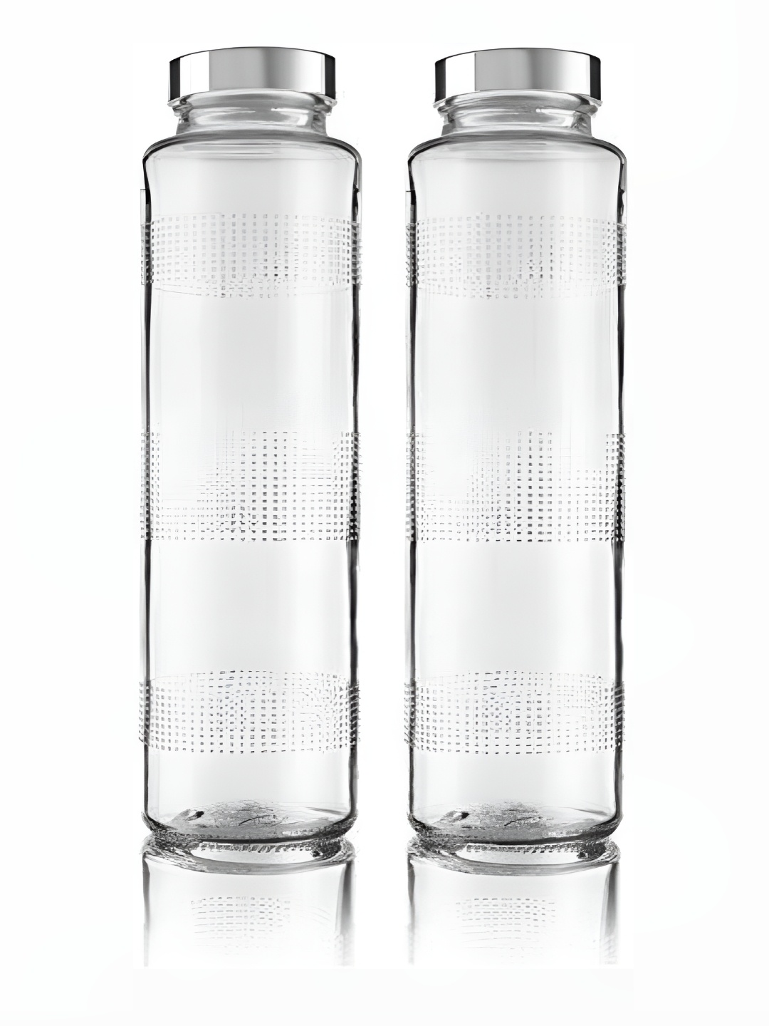 

Afast Transparent 2 Pieces Glass Water Bottles 750 ml