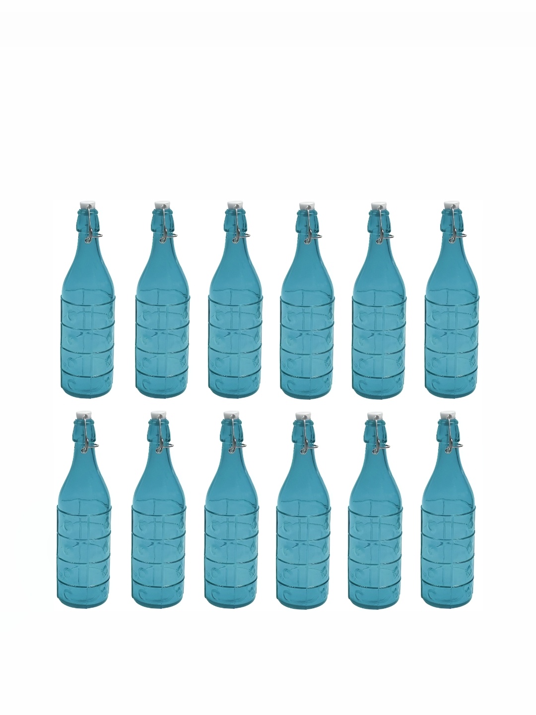 

Afast Blue 12 Pieces Glass Water Bottle 1Ltr