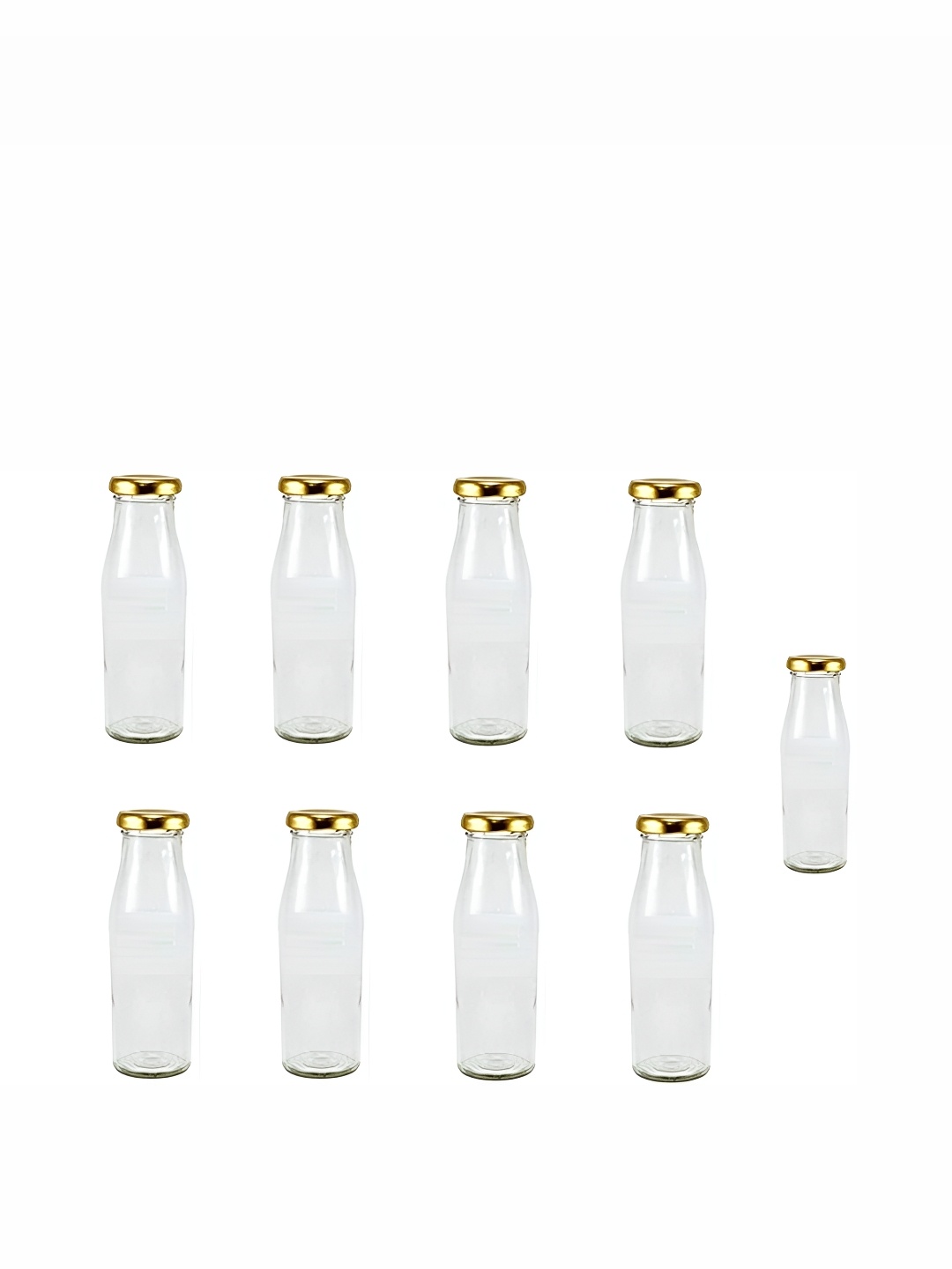

Afast Transparent 9 Pieces Glass Water Bottle 350 ml
