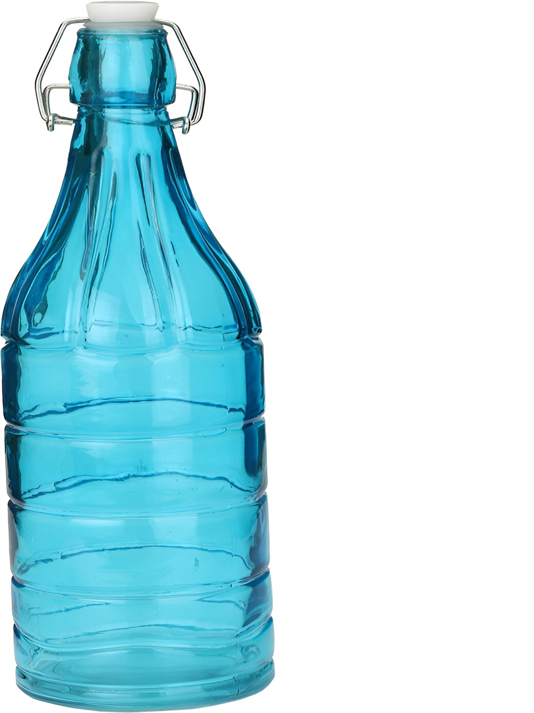 

Afast Blue & White Glass Water Bottle 1 L