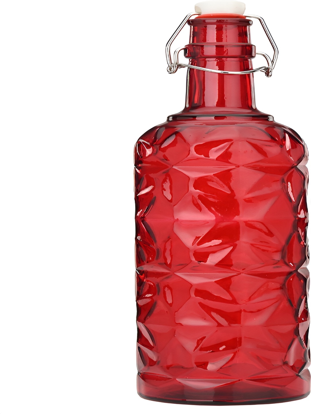 

Afast Red Single Glass Water Bottle 1l