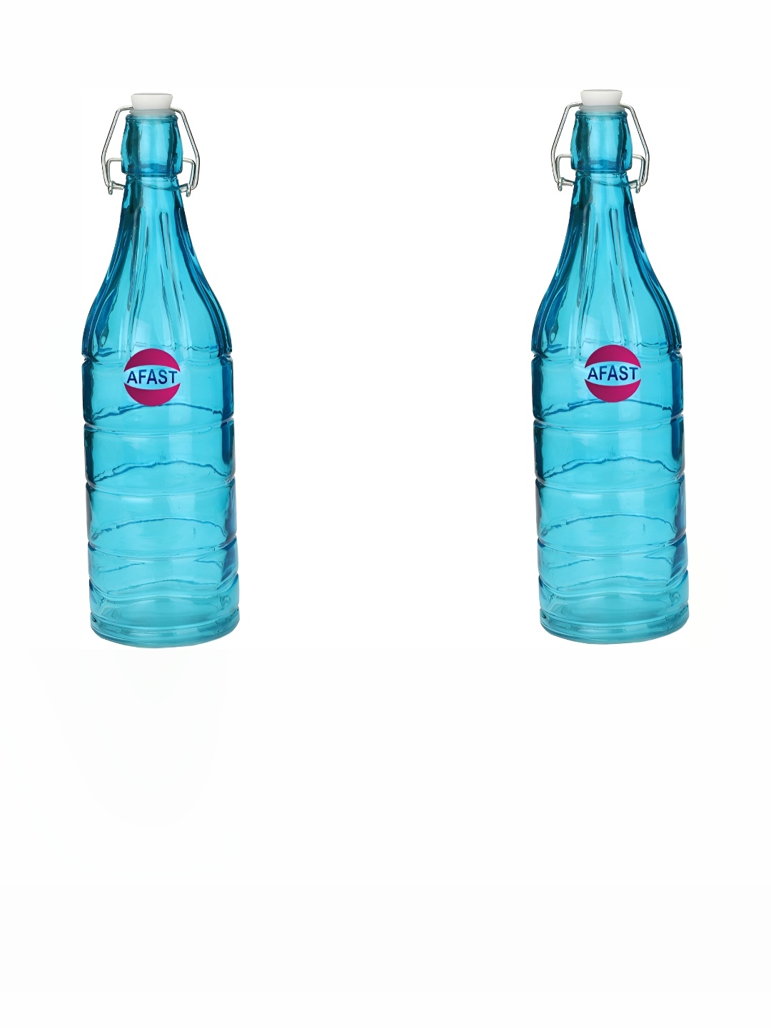 

Afast Blue 2 Pieces Glass Water Bottles 1 L