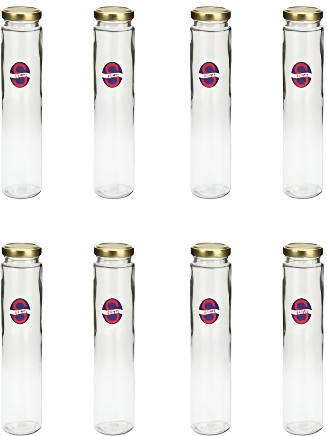 

Afast Transparent 8 Pieces Glass Water Bottles 350 ml