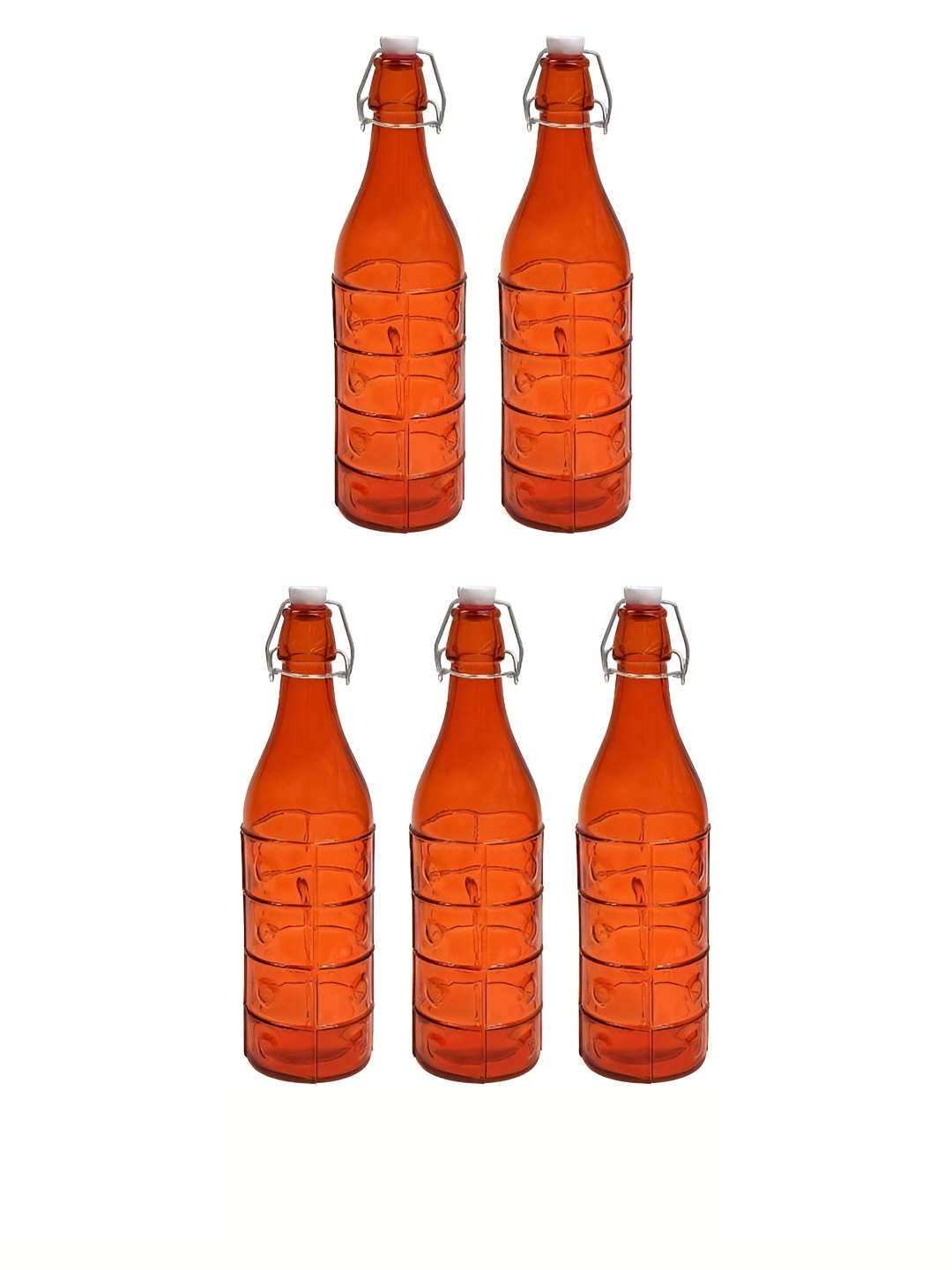 

Afast Red 5 Pieces Glass Water Bottle