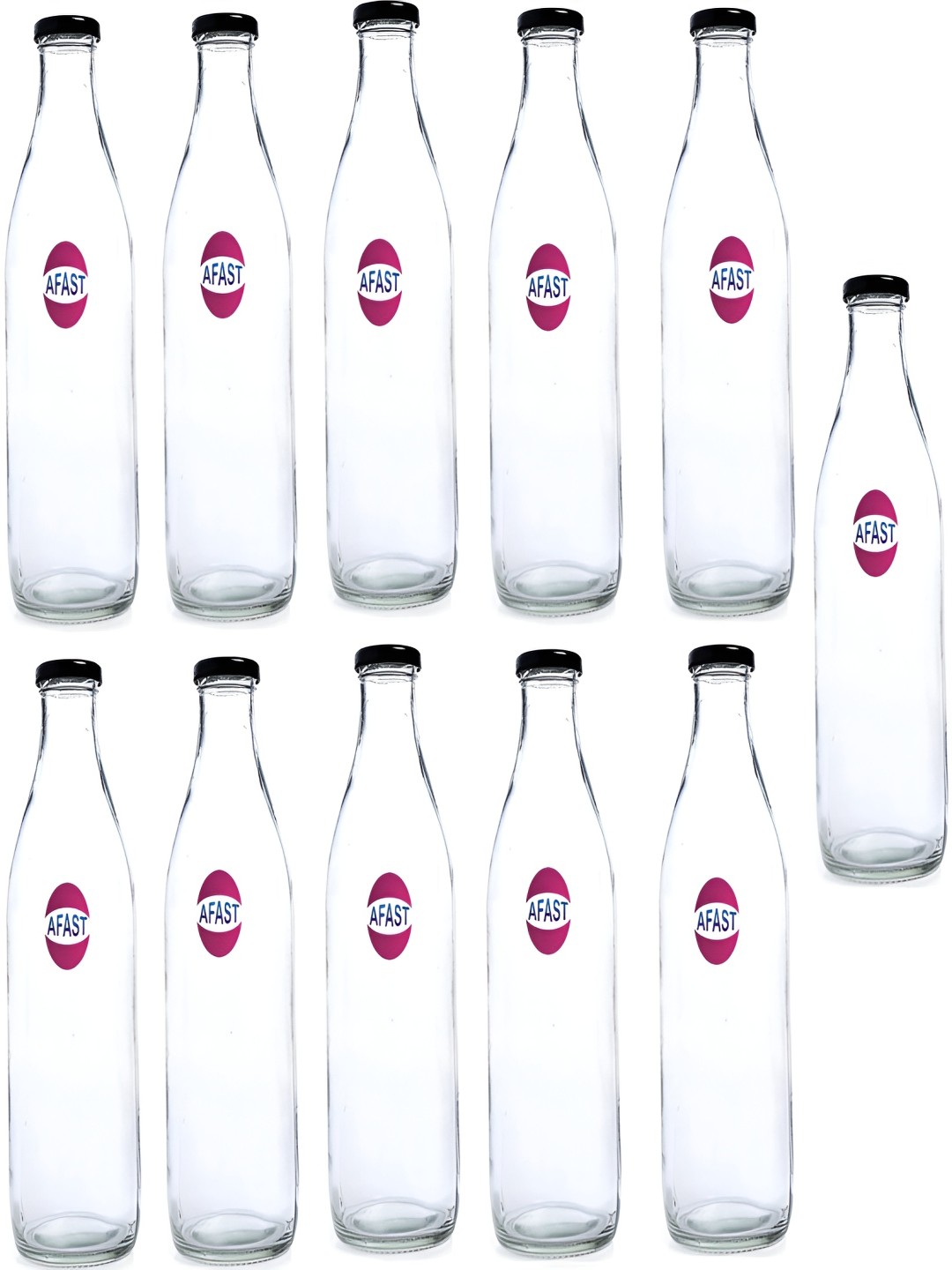 

Afast Transparent 11 Pieces Glass Water Bottle 350ml