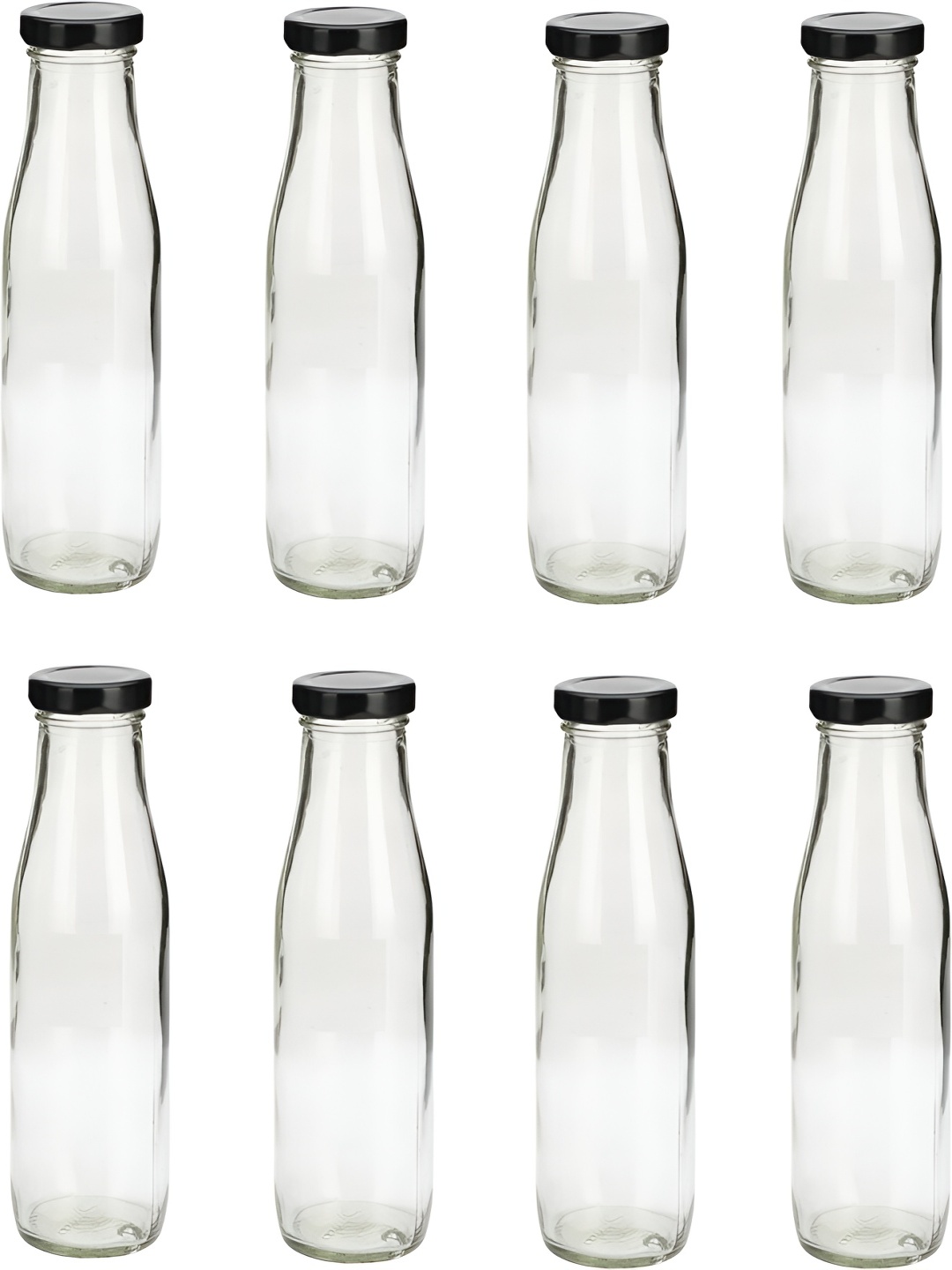 

Afast Transparent 8 Pieces Glass Water Bottle 500 ML