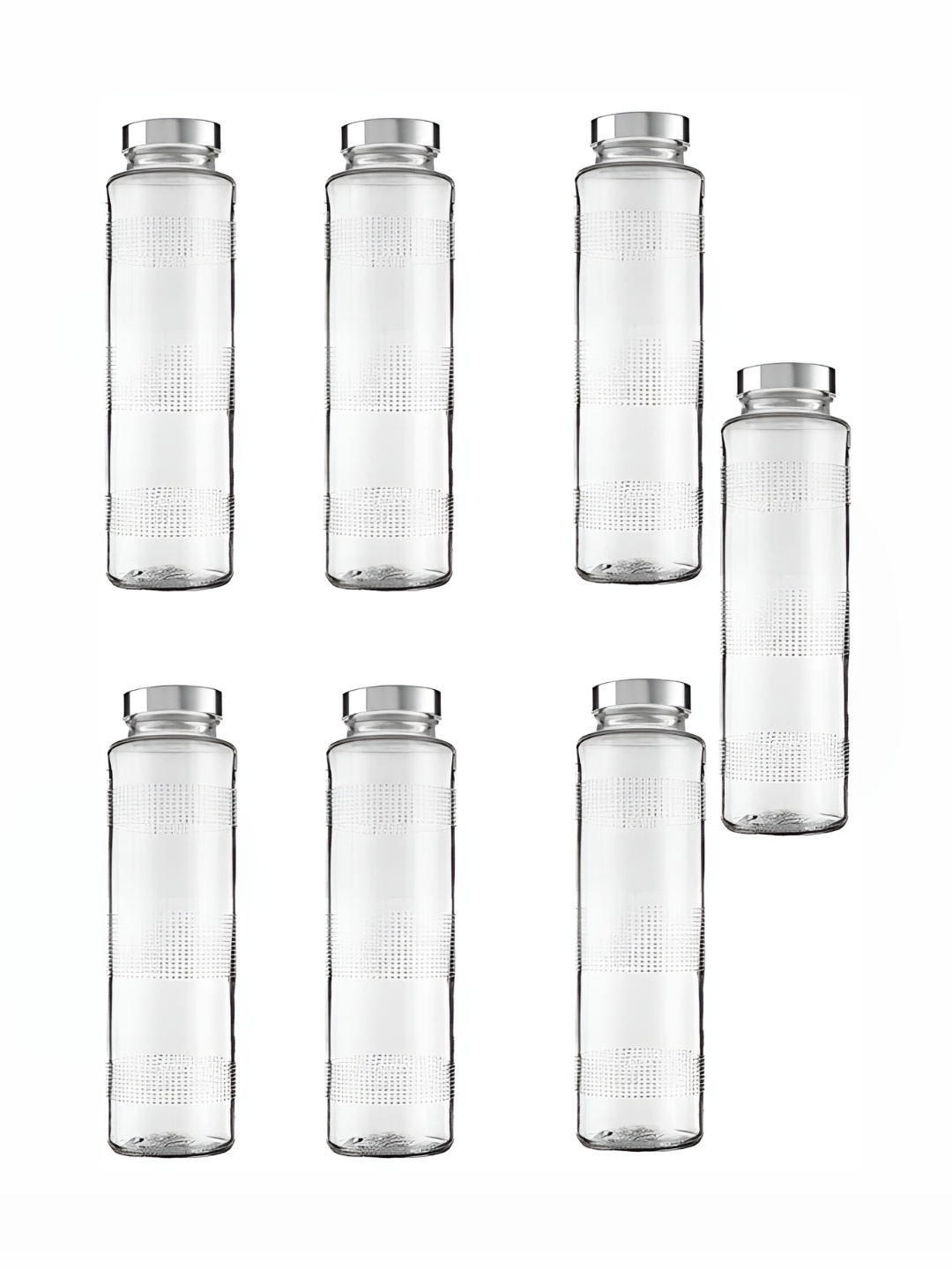 

Afast Transparent 6 Pieces Glass Water Bottle 750 ml