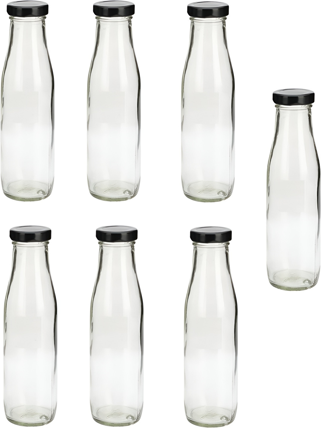 

Afast Transparent 6 Pieces Glass Water Bottle 500 ml