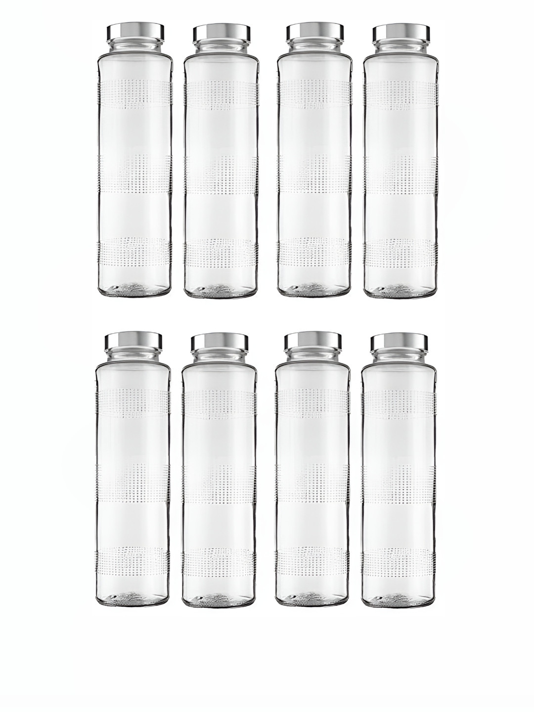 

Afast Transparent 8 Pieces Glass Water Bottles 750 ml
