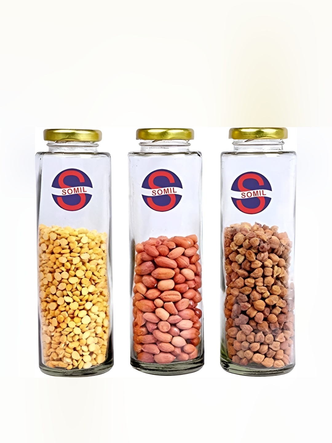 

Afast Transparent 3 Pieces Glass Water Bottle 350 ml