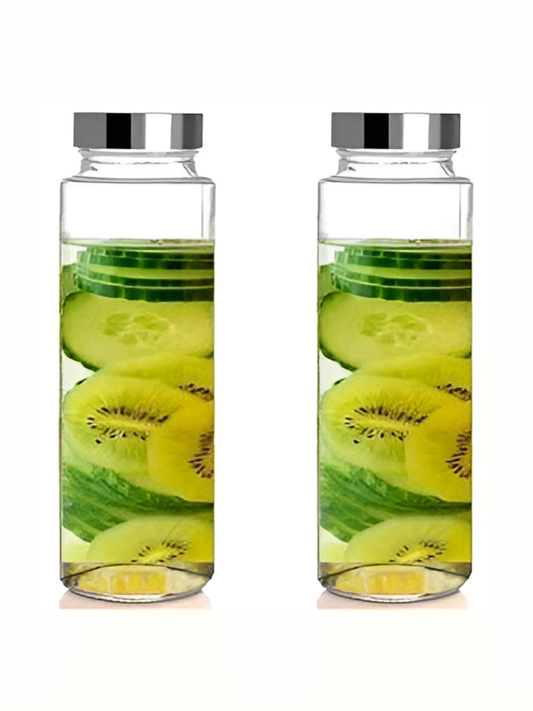 

Afast Transparent 2 Pieces Glass Water Bottle 750 ml