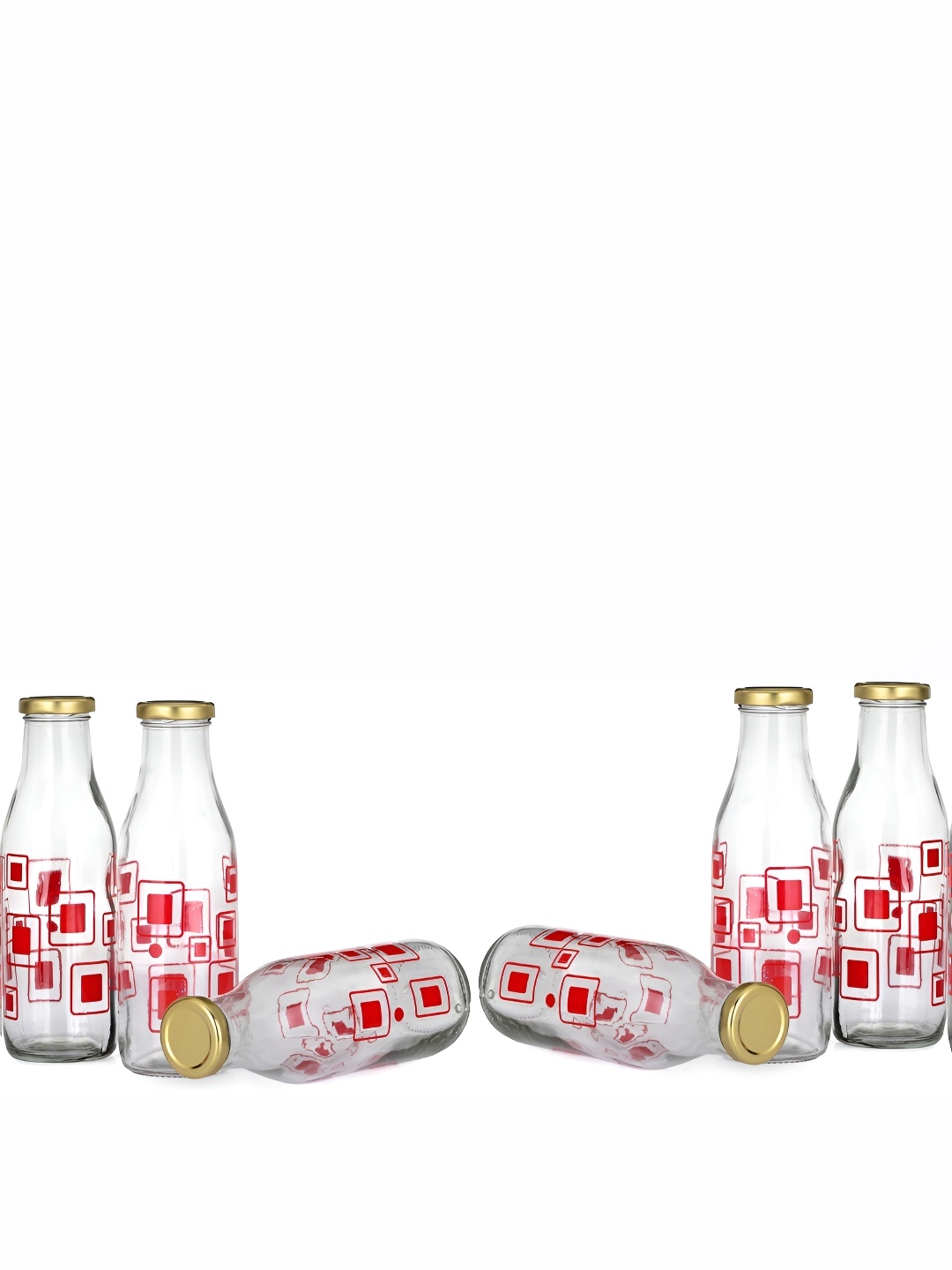 

Afast Red 6 Pieces Glass Water Bottle