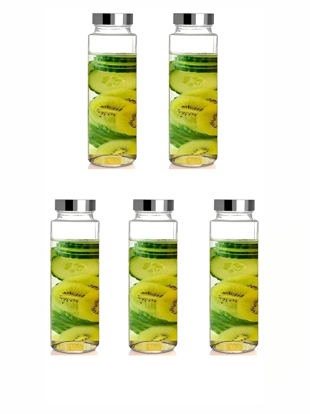 

Afast Transparent 5 Pieces Glass Water Bottle 750 Ml
